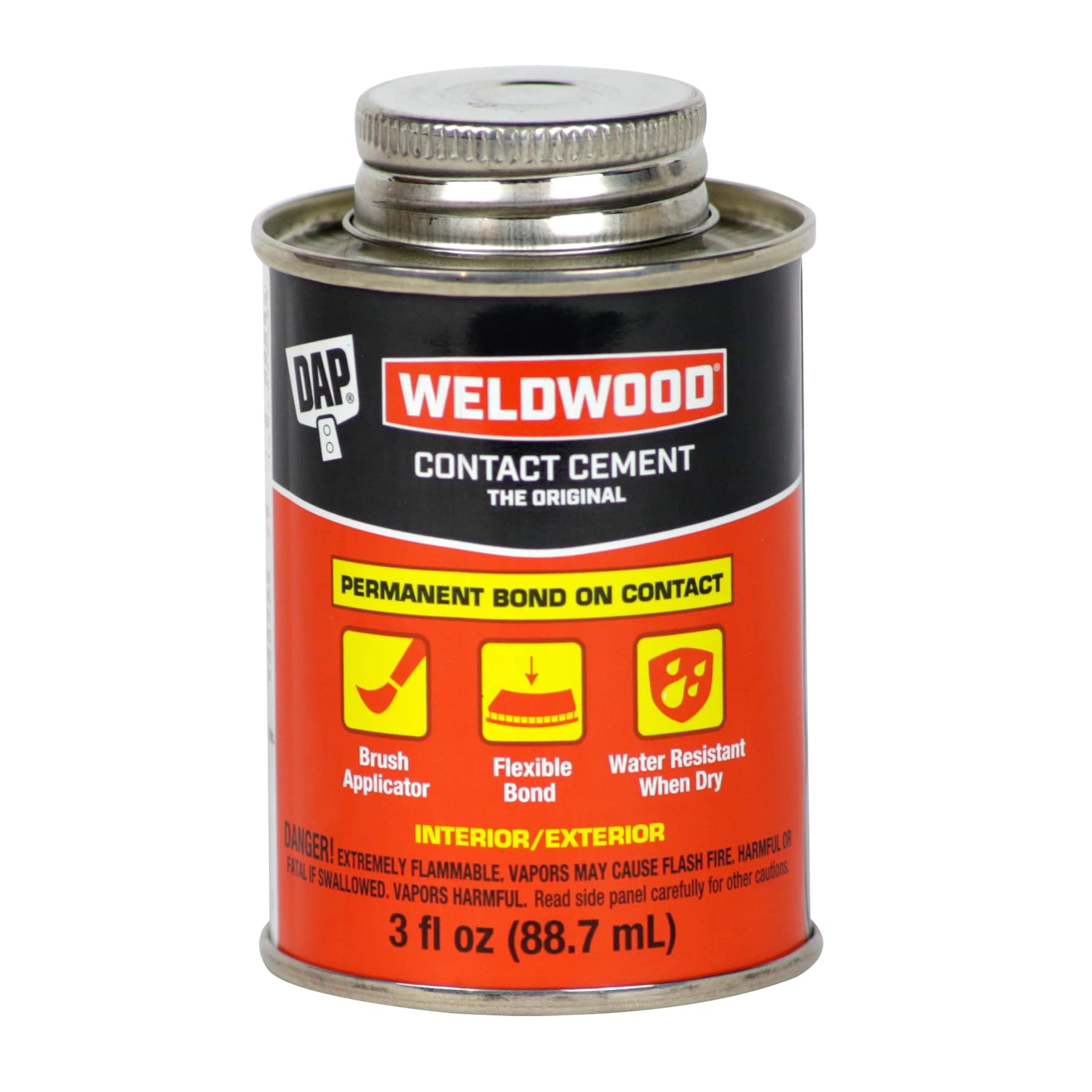 DAP Weldwood 128-fl oz Liquid Contact Cement Waterproof, Quick Dry,  Multipurpose Adhesive at