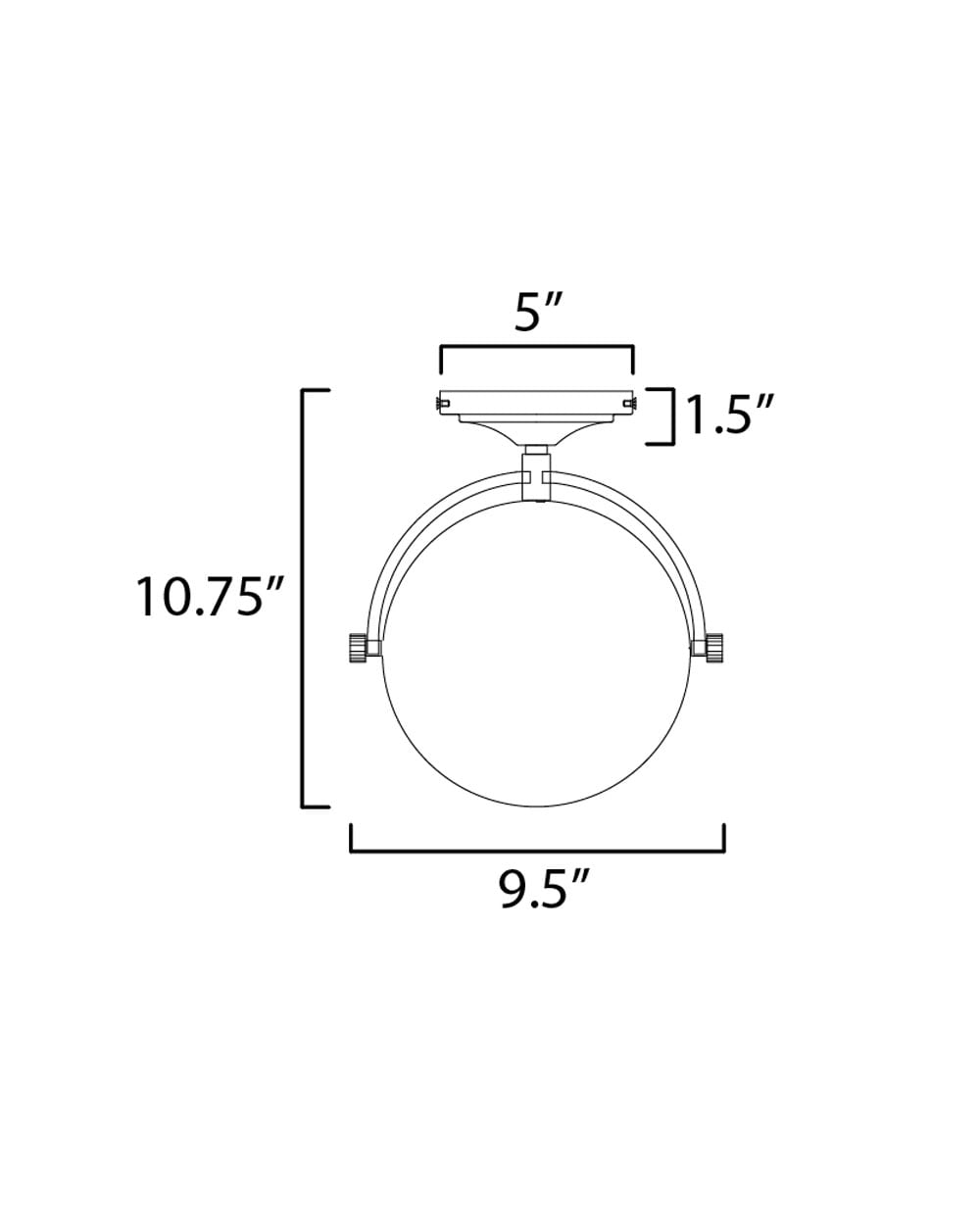 Maxim Lighting 12410SWSNSBR flushmounts - View #5