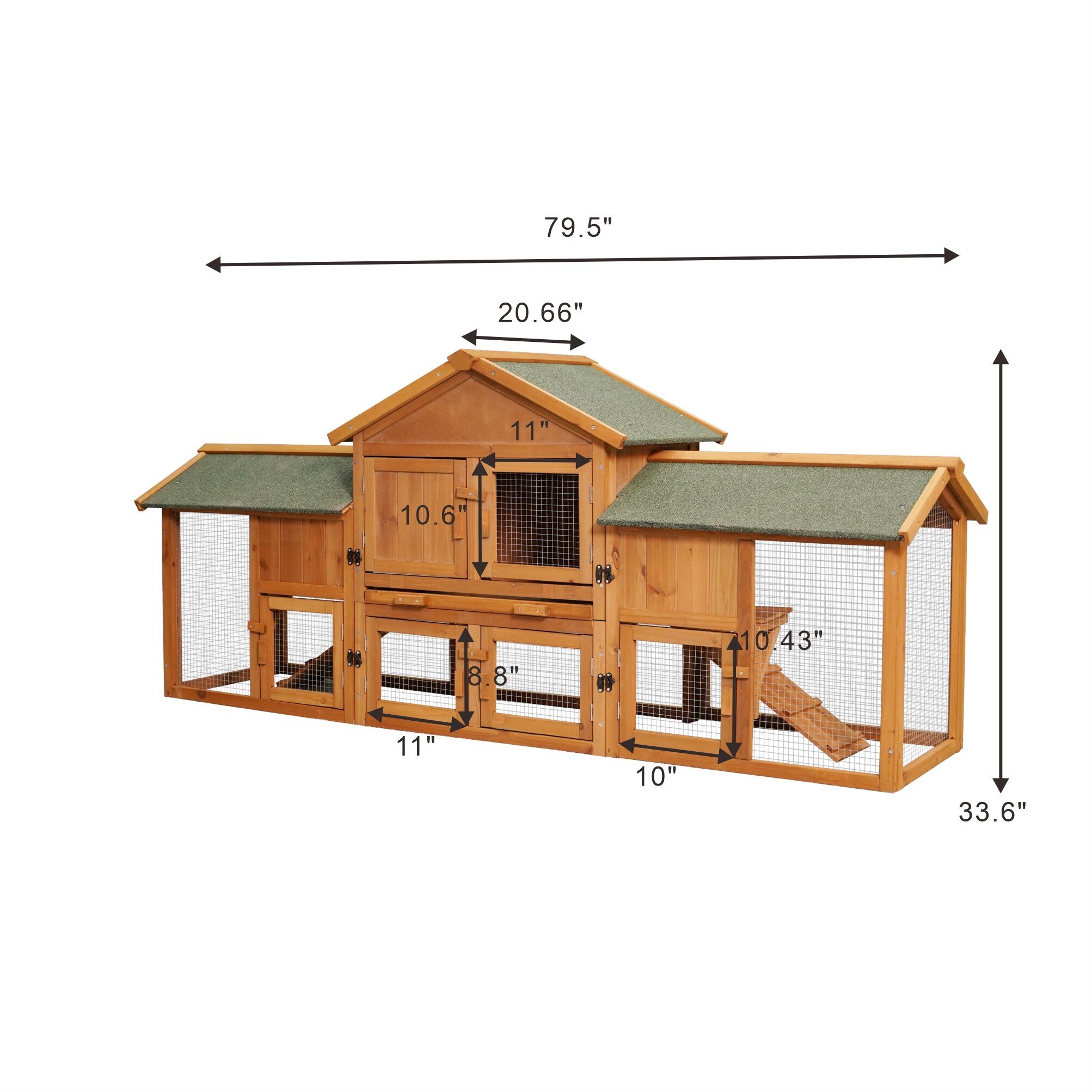 Mondawe MO-21953995 Chicken-Coops-Rabbit-Hutches - View #8