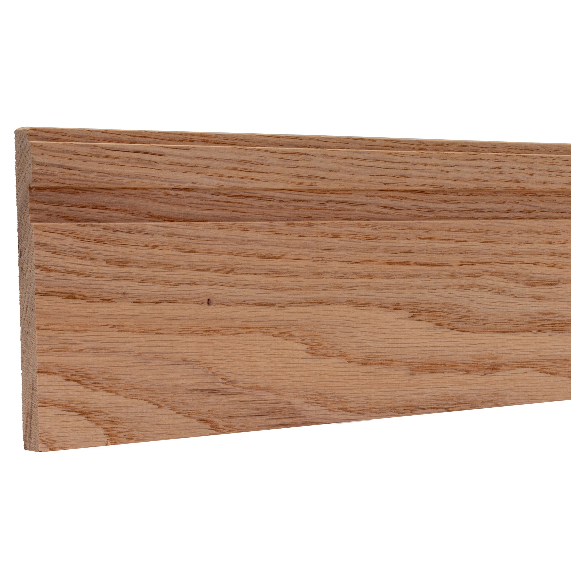Ornamental Mouldings 1303-92ROAK 9/16-in x 5-1/2-in x 7-2/3-ft Modern Unfinished Red oak 1303 Baseboard Moulding