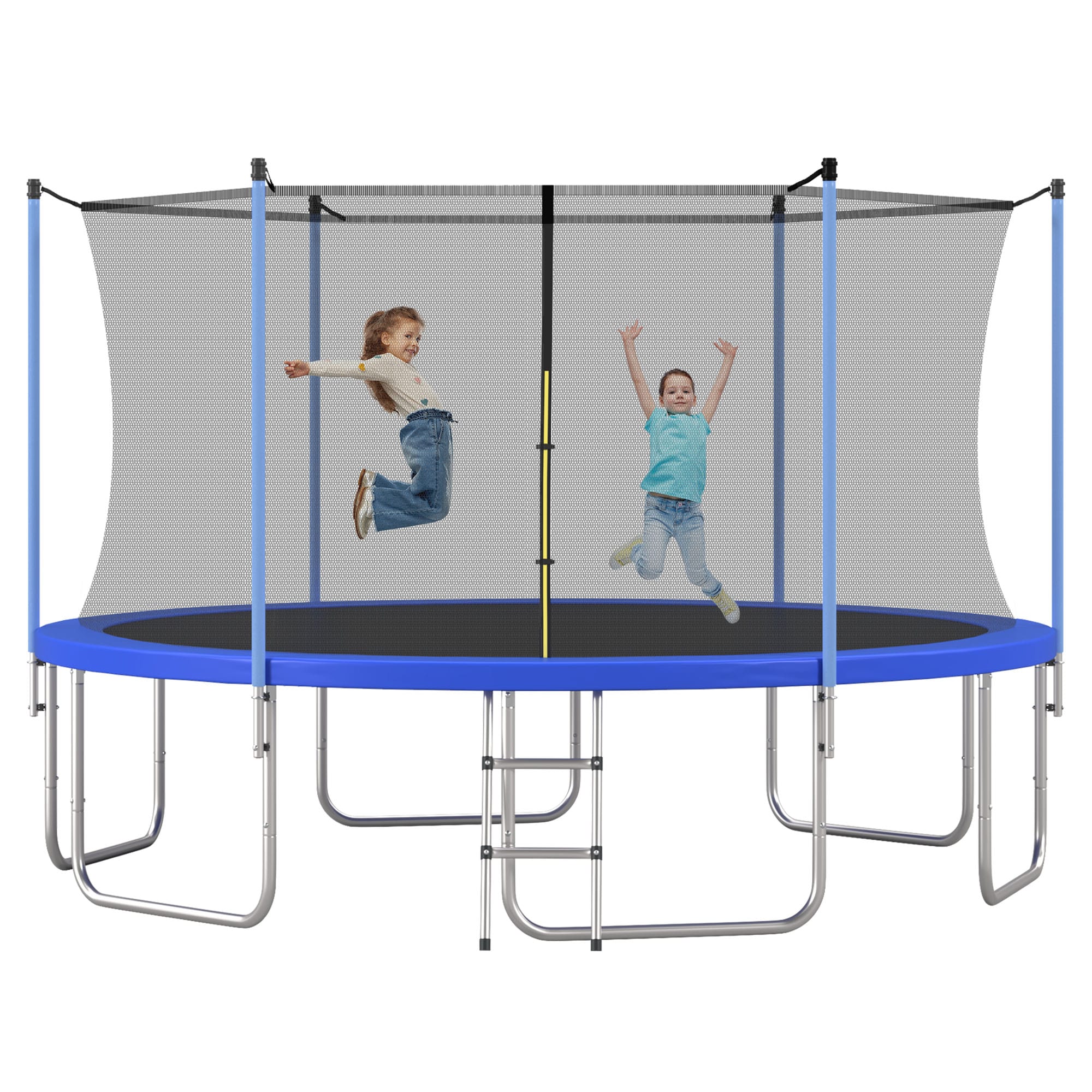 Damerin TRAA12 Trampolines 14-ft Round Kids in Blue