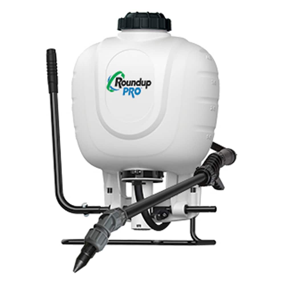 Roundup 190314 4-Gallon Reinforced Hose Plastic Backpack with Adjustable Spray