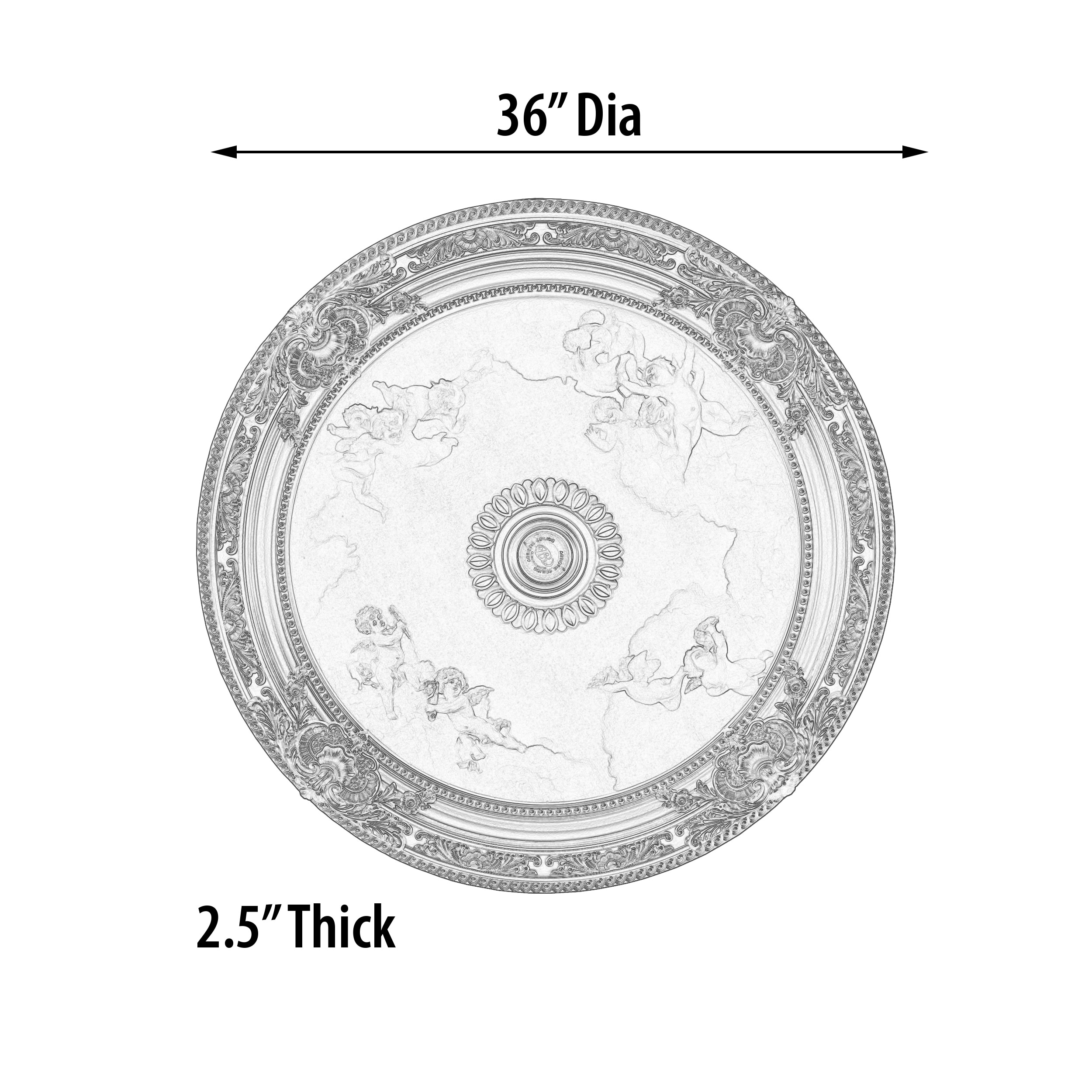 AFD HOME 12020506 Ceiling-Medallions - View #5