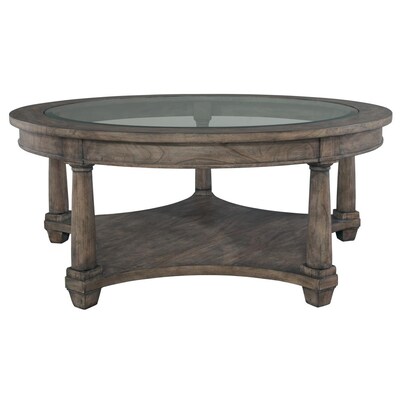 Lincoln Park Occasional Coffee Tables, Lincoln Tempered Glass Top Console Table