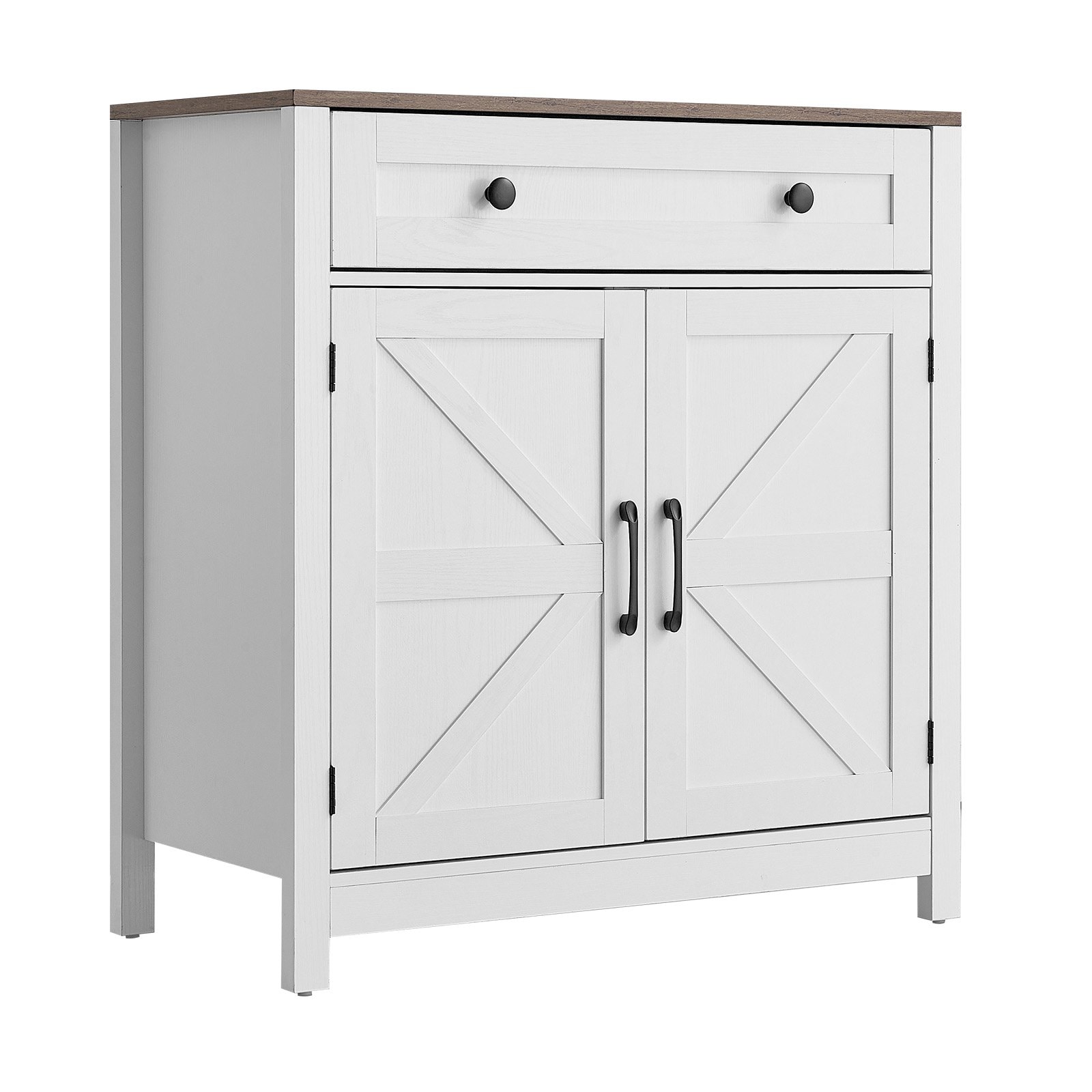 Slickblue 29.5 x 31.5 Coffee Bar Cabinet with Drawer and Double Door Enclosed Storage for Kitchen or Dining Room use