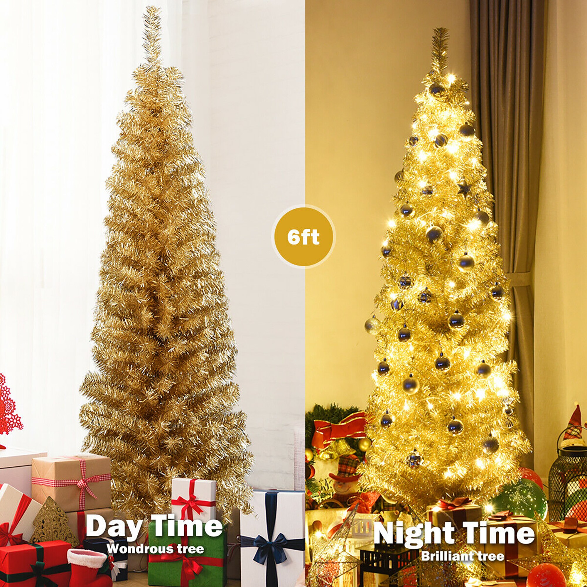 Forclover HYFW-TR107 Artificial-Christmas-Trees - View #7