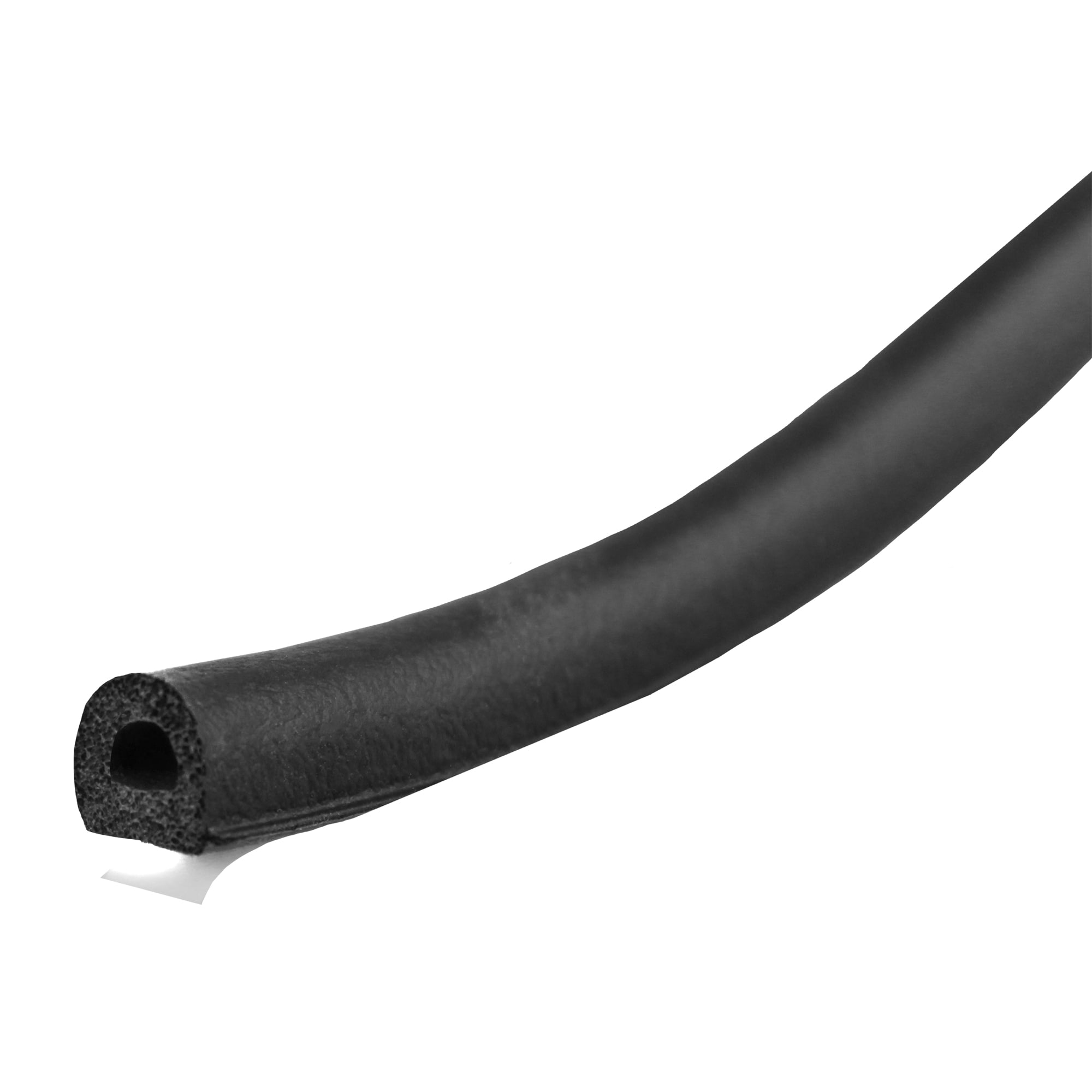 M-D 17-ft x 11/32-in x 5/16-in Black Rubber Foam Window Weatherstrip in the  Weatherstripping department at