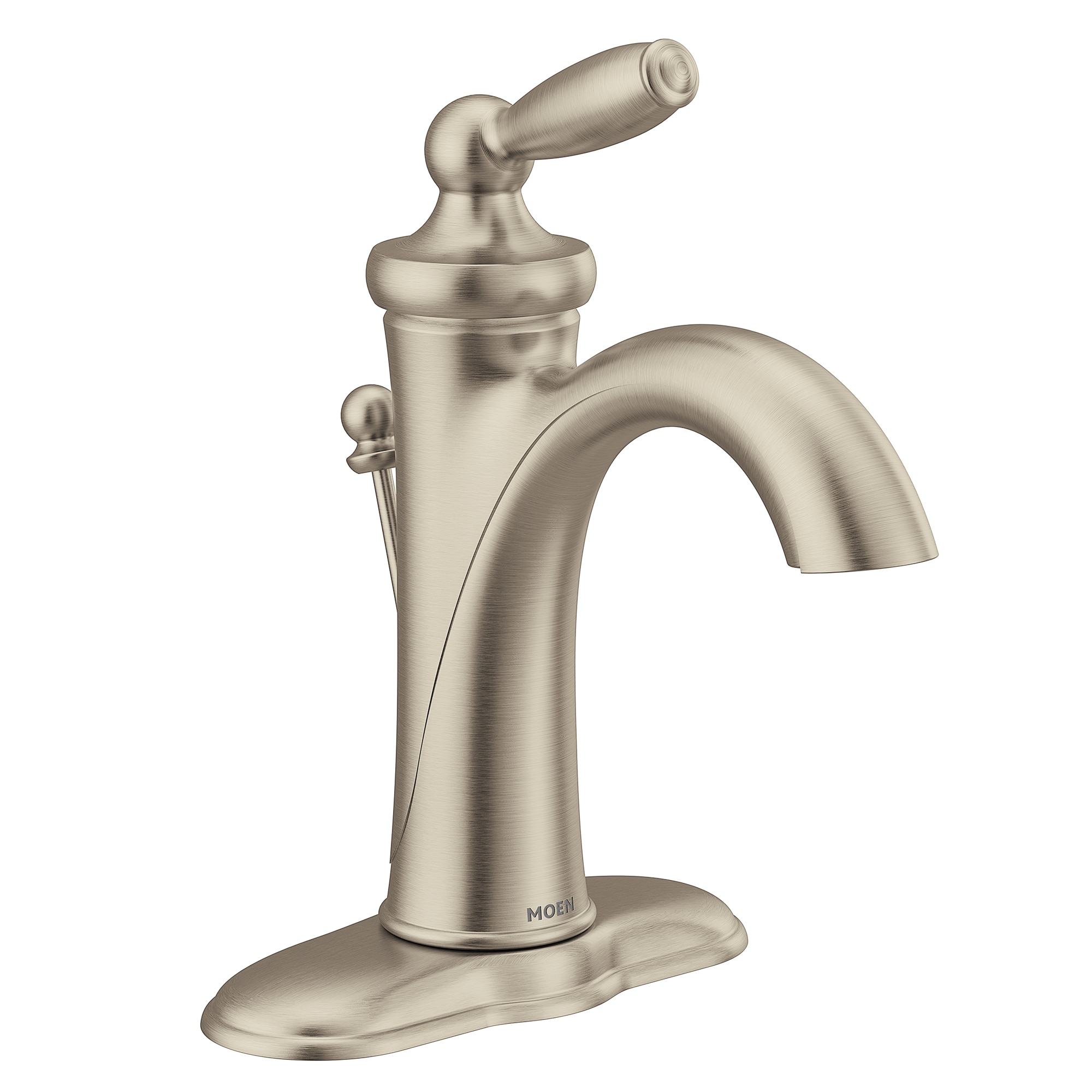 Moen Brantford Brushed Nickel 4-in centerset 1-Handle WaterSense ...