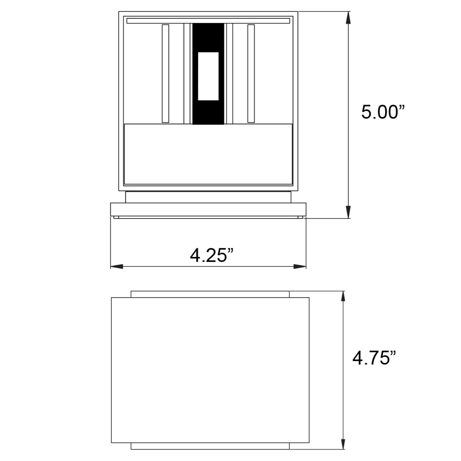 Access Lighting 20399LEDMG-WH b090000 - View #4