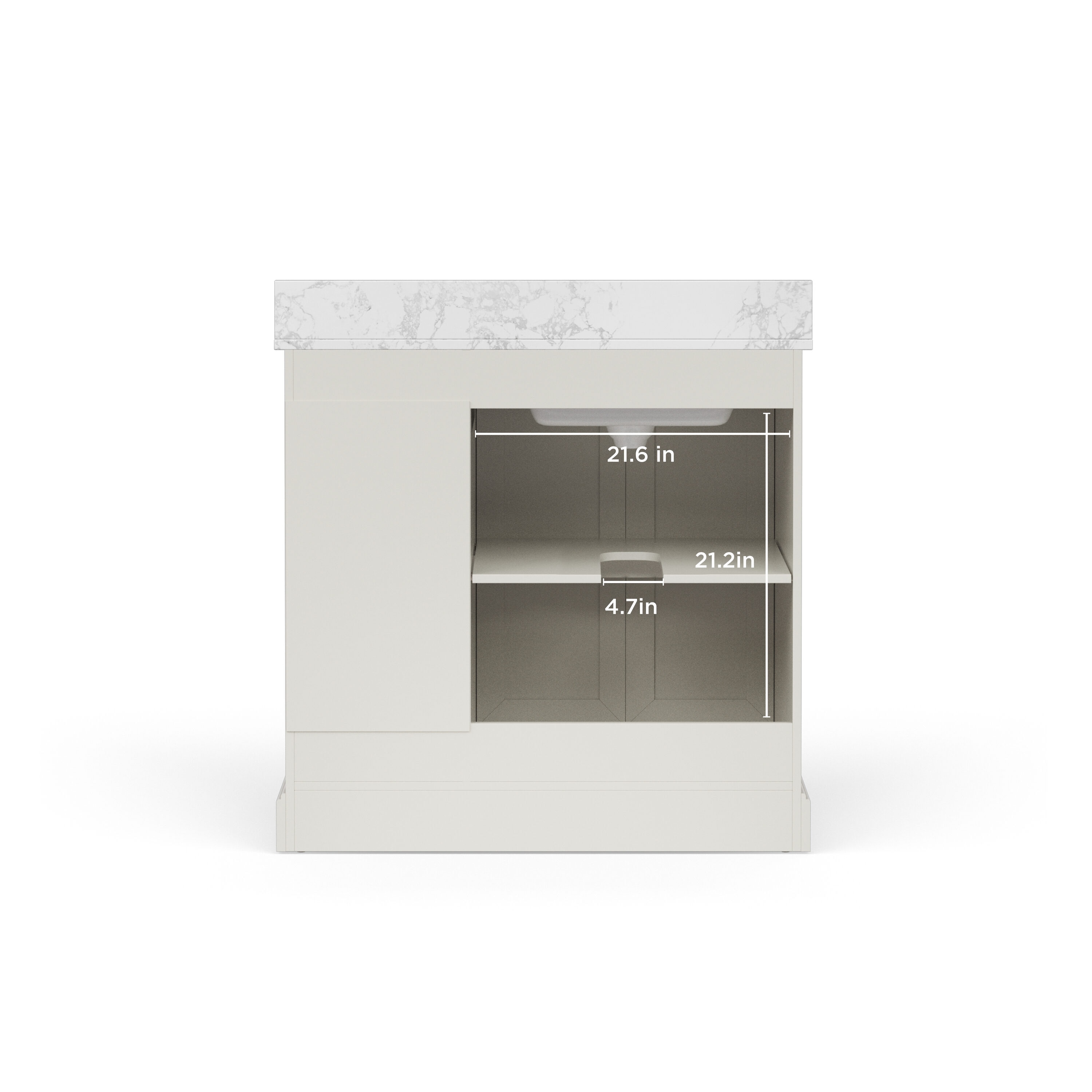 allen + roth LWS36TSVG Bath-Vanity-Combo - View #12