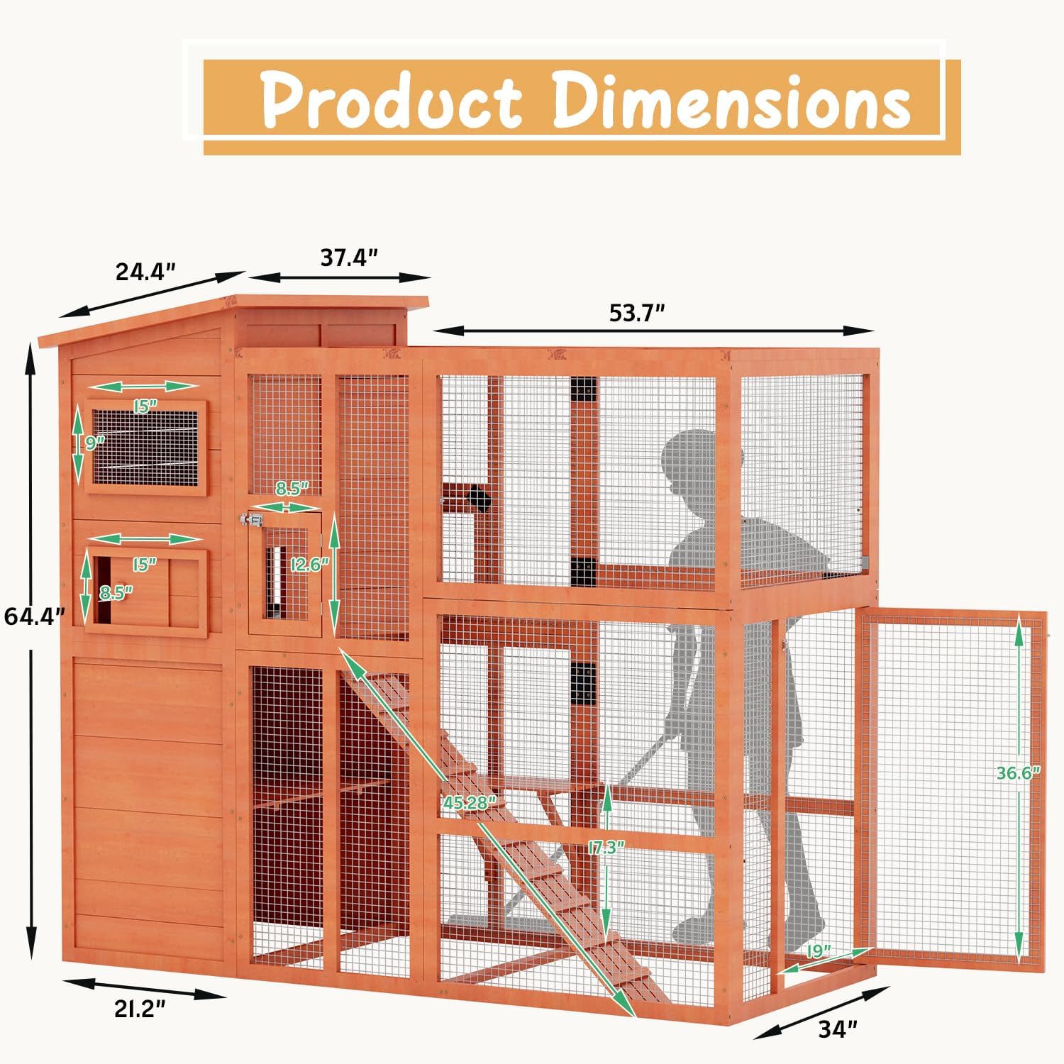 AECOJOY 12092BR-LS02 Dog-Houses - View #5
