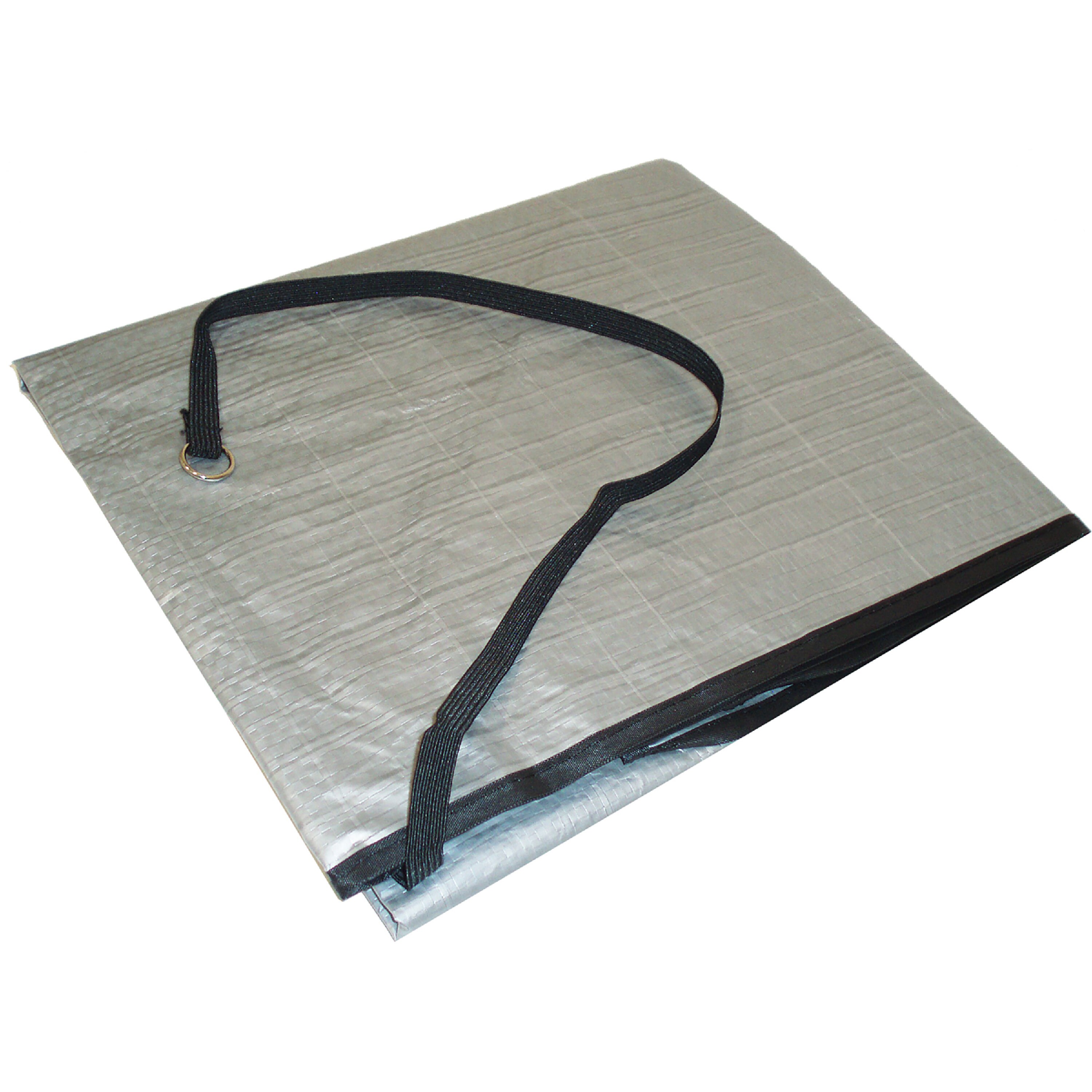 Gray Heavy-Duty Polyurethane Window Air Conditioner Cover