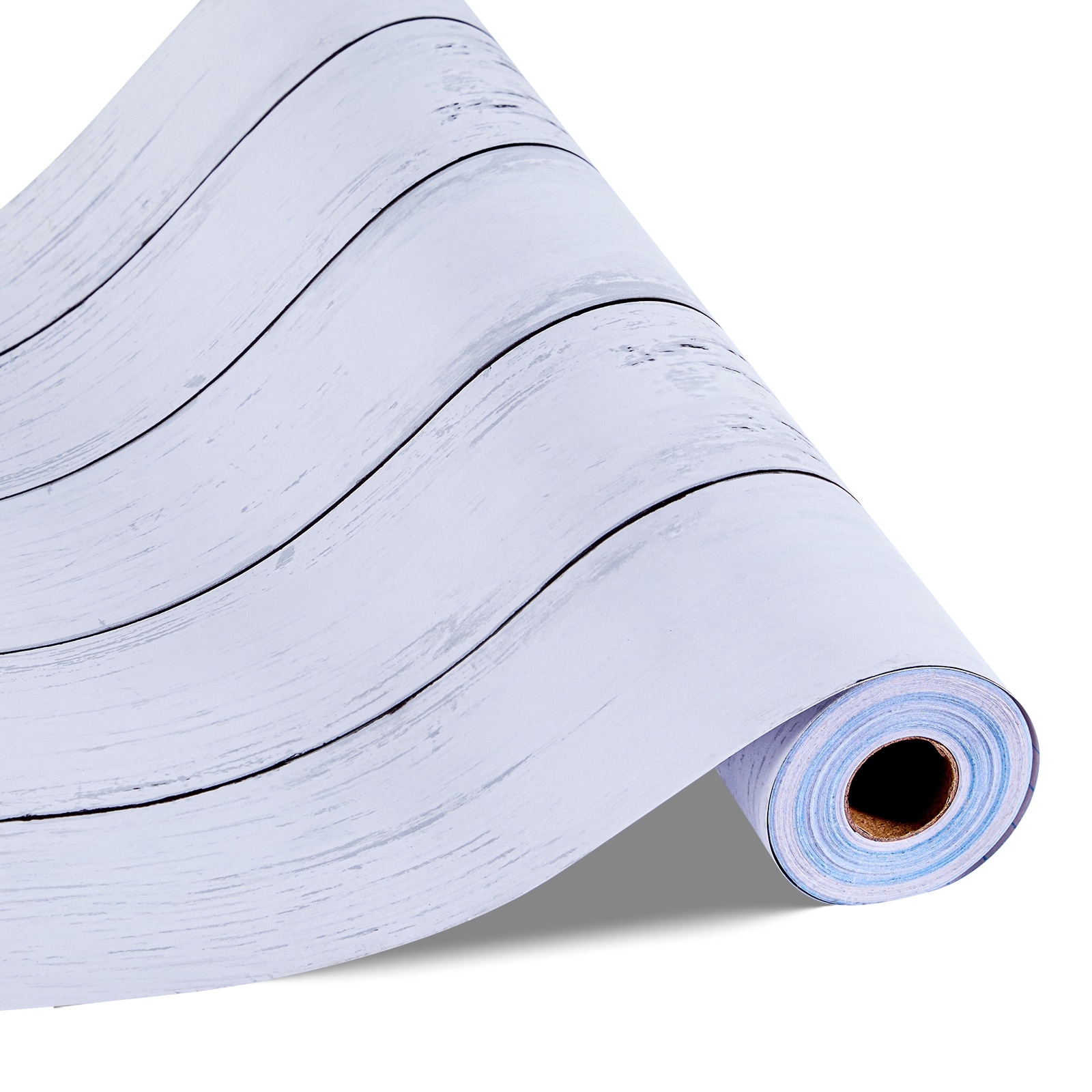 VEVOR Peel and Stick Wallpaper 17.7 x 472.4 inch Contact Paper White ...