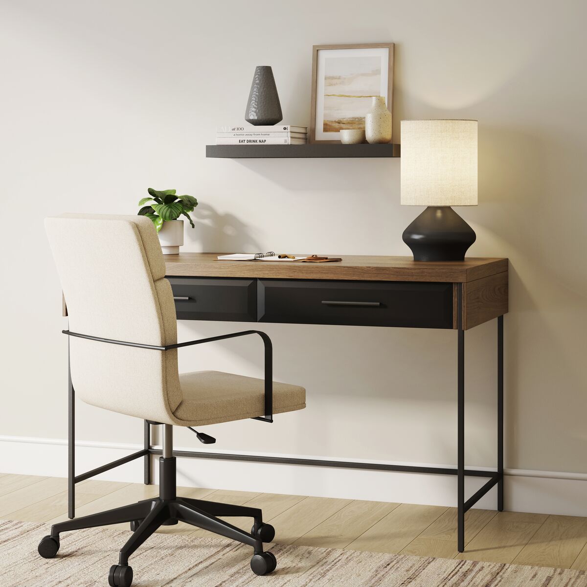 allen + roth LOWE24WMS-BL Wall-Mounted-Shelving - View #6