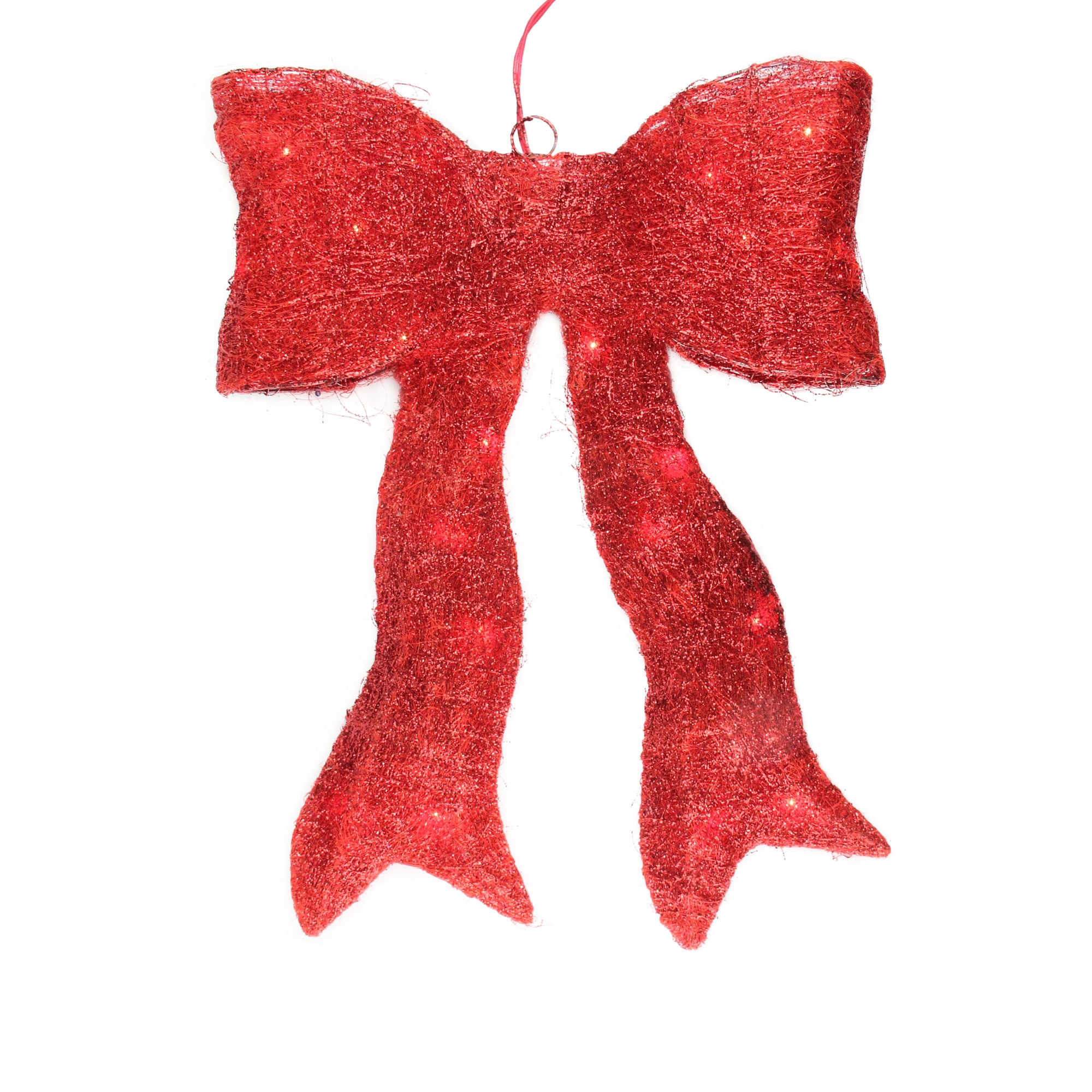 Red Christmas Bow Sports Bra