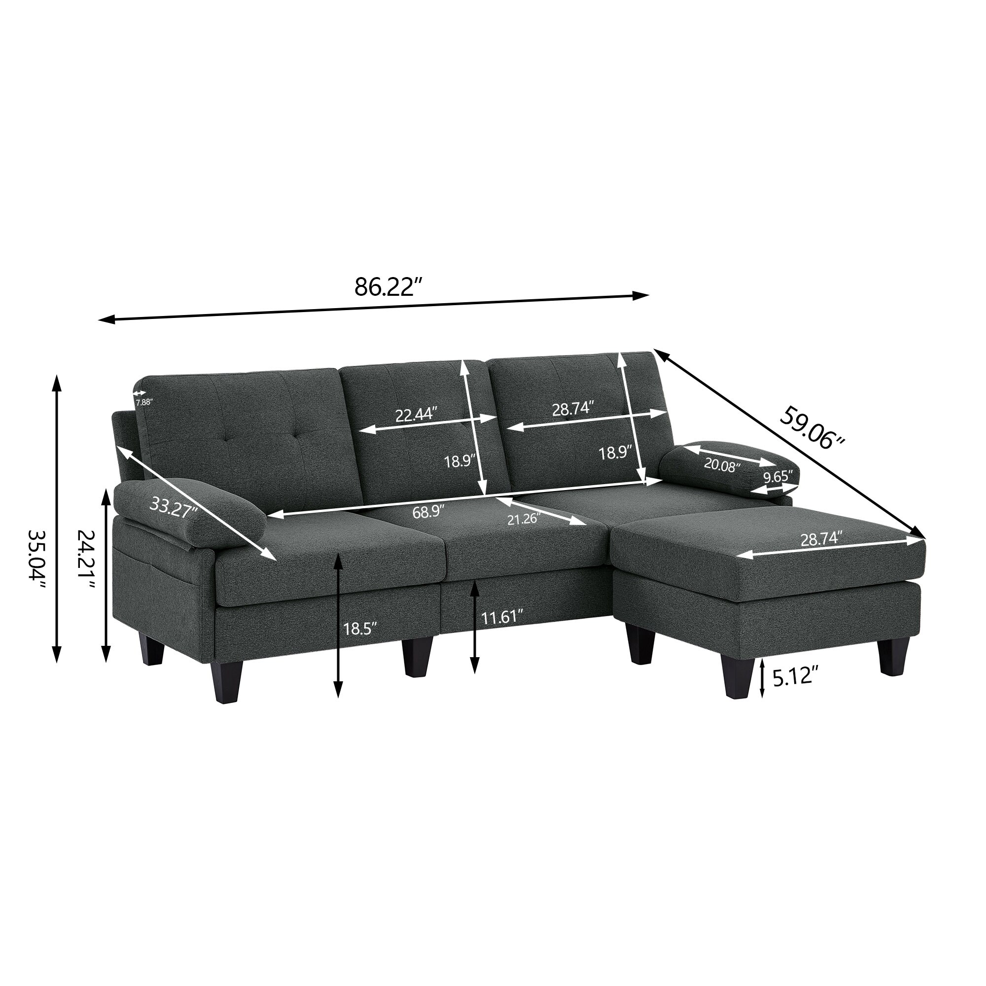 Jarenie YMX08 Sofas-Loveseats - View #4