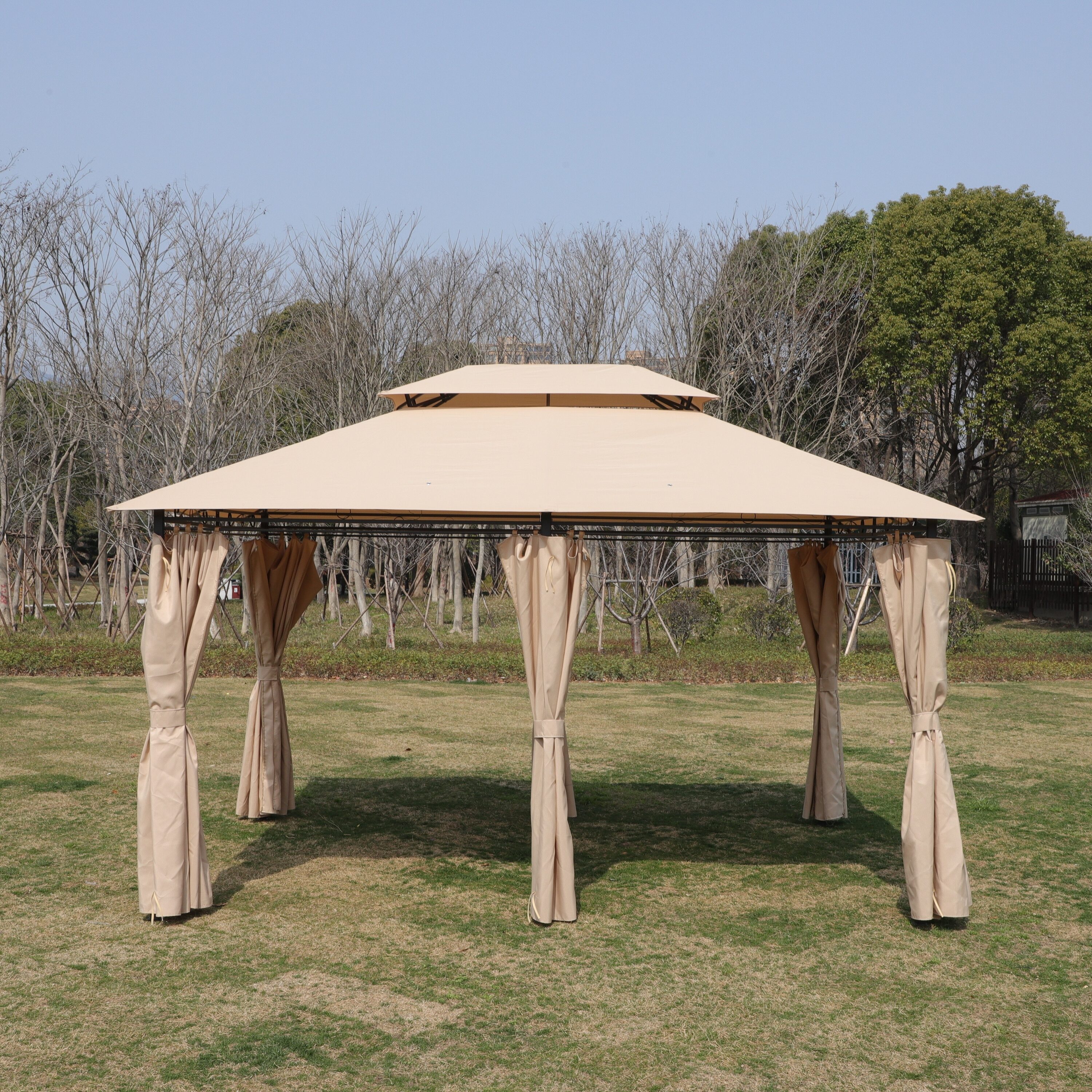 CASAINC CA015G-A Wood-Resin-Gazebos - View #4
