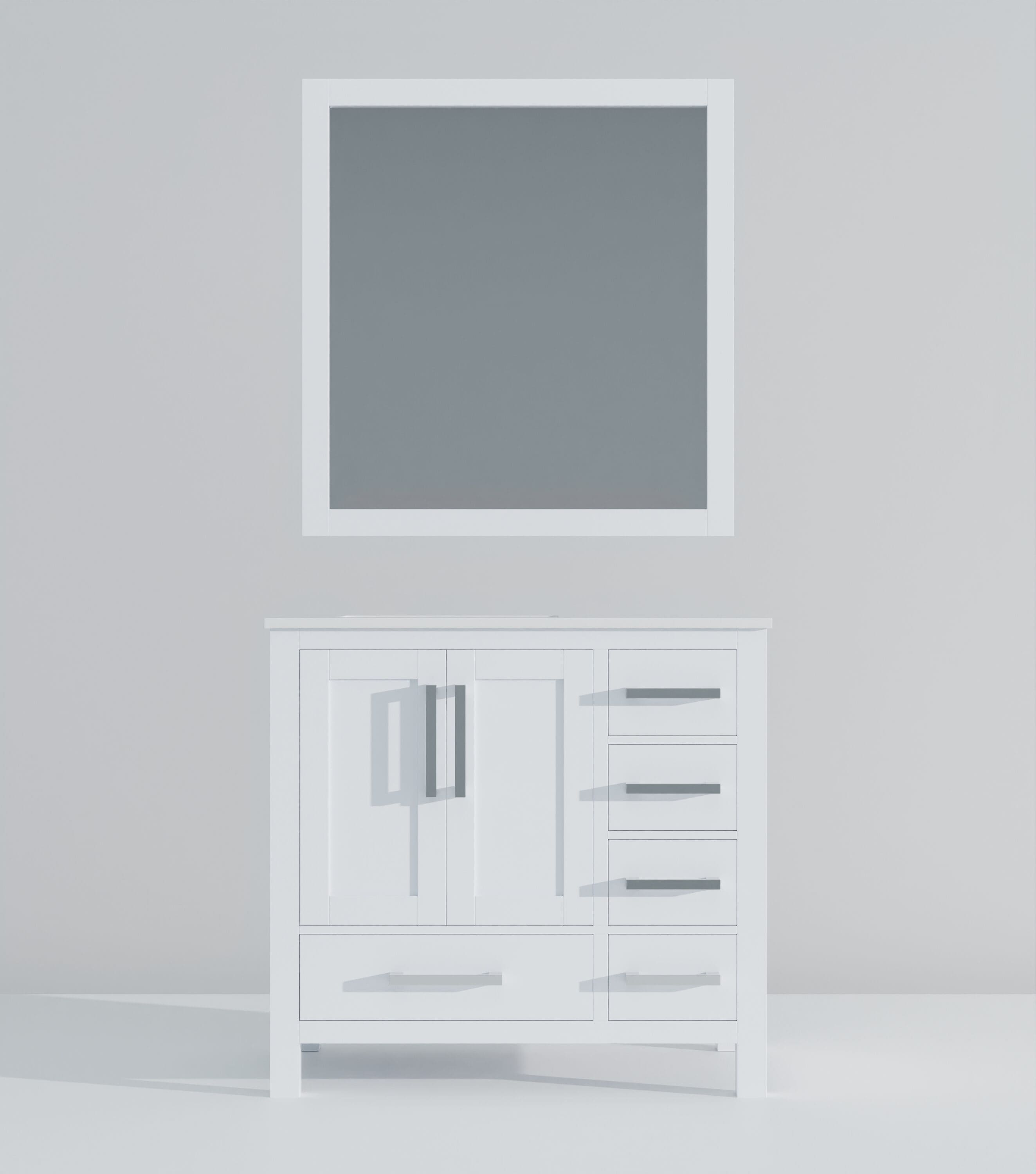Lexora LJ342236SAWQM34L Bath-Vanity-Combo - View #9