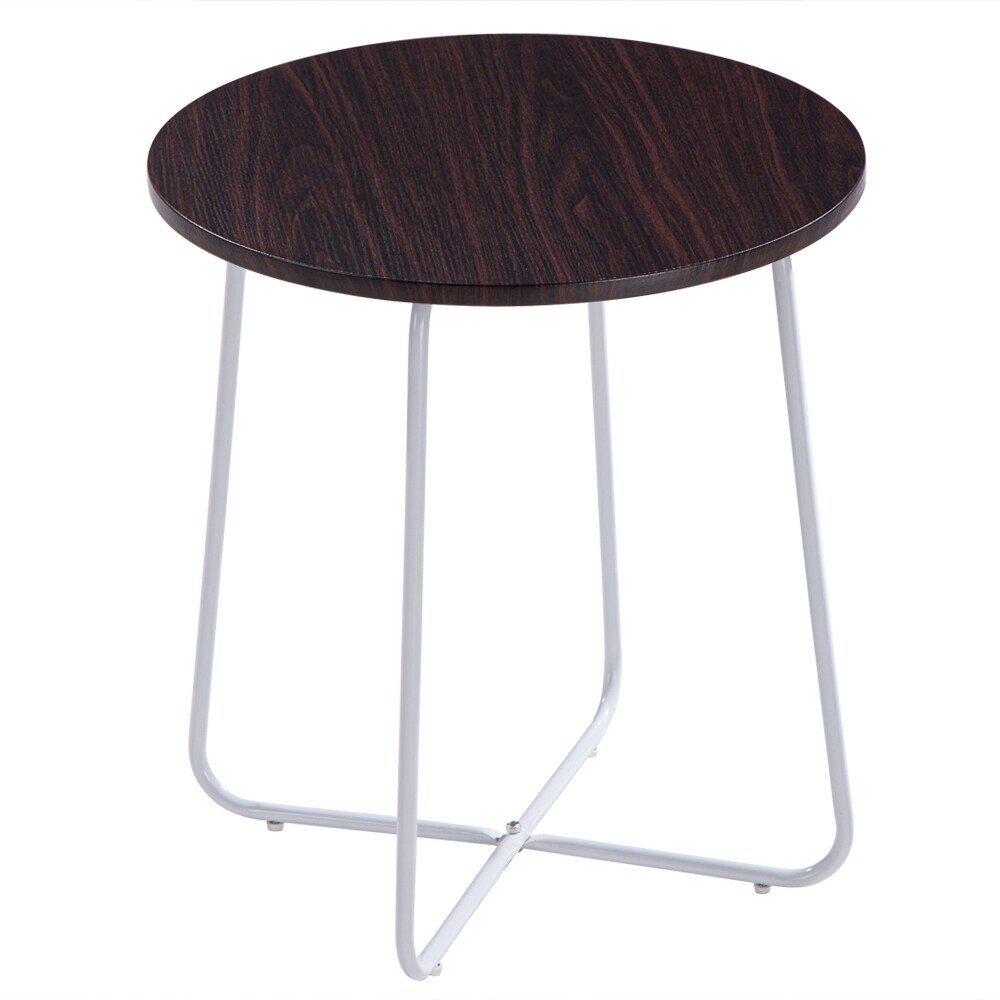 Winado 303010608014 18.9-in W x 20.5-in H Brown Wood Modern End Table with Storage Assembly Required