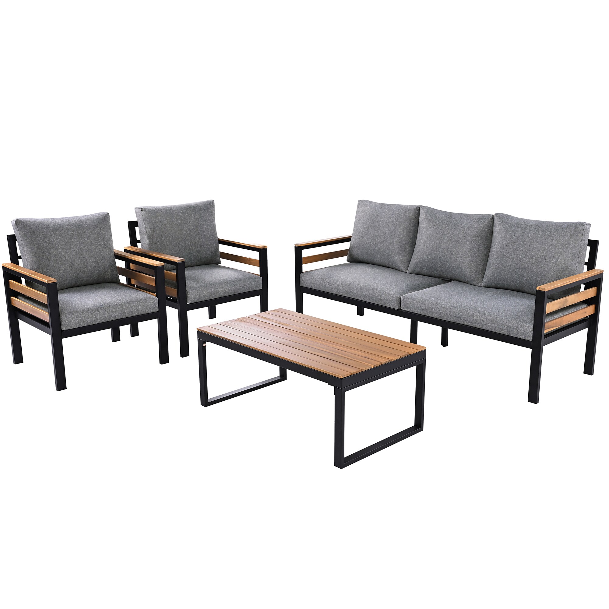 SINOFURN SYA430013BK Patio-Conversation-Sets - View #3