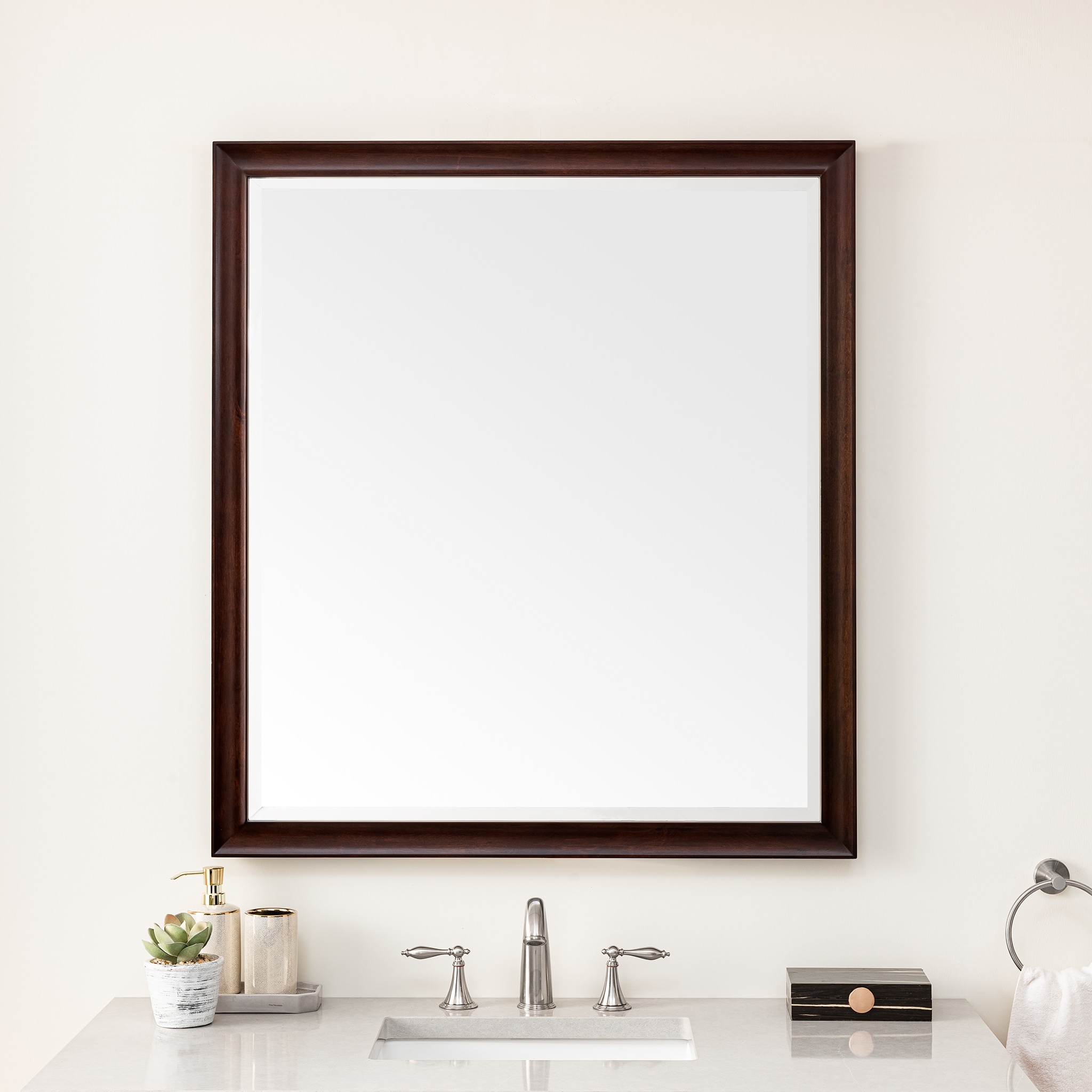 James Martin Vanities 735-M36-BNM Framed-Bath-Mirrors - View #2