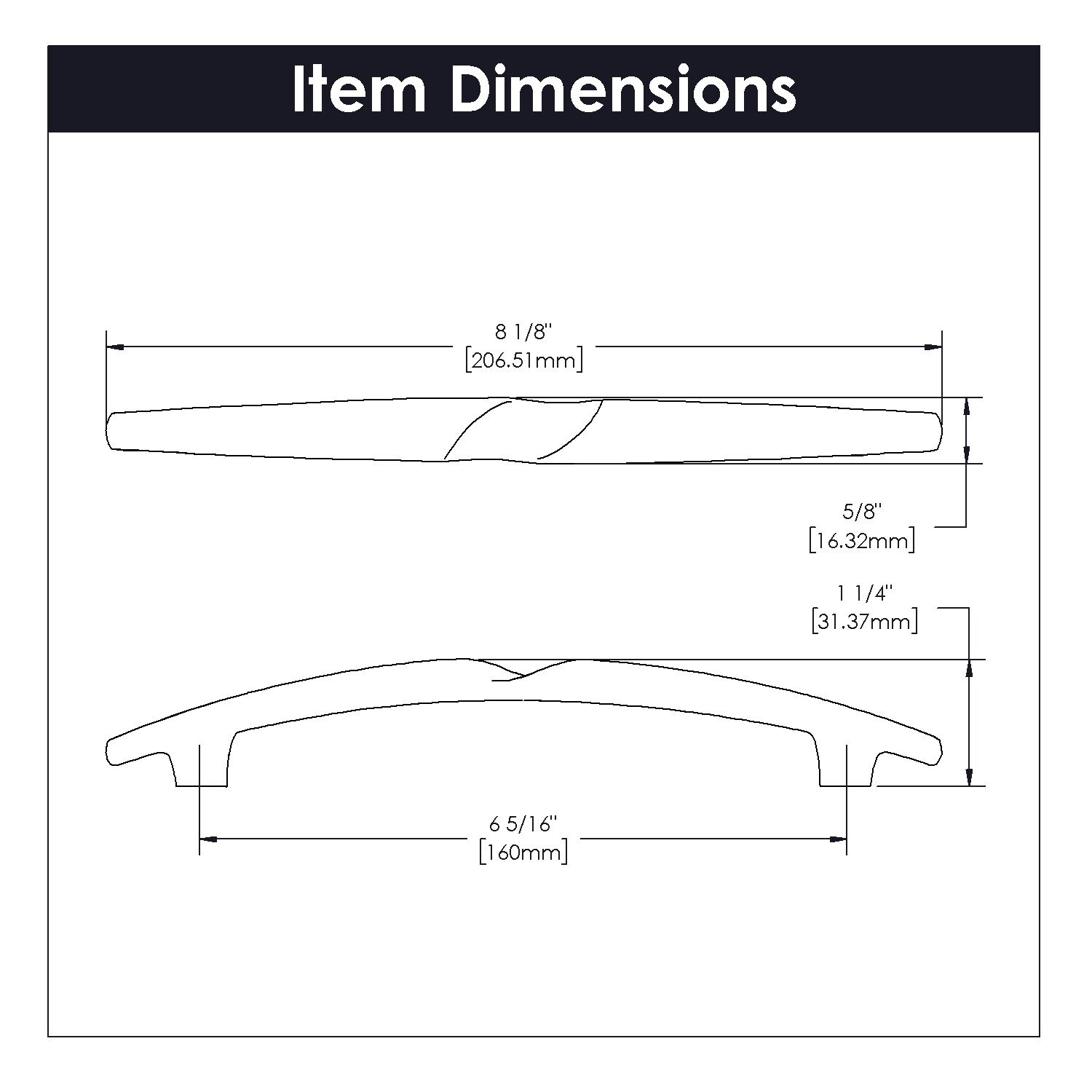 Hickory Hardware HH74733-ITN Cabinet-Pulls - View #10