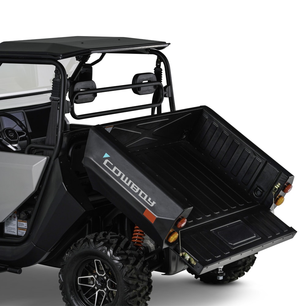 KANDI Cowboy 2 Seat Electric UTV with Tilting Cargo Bed and Windshield ...