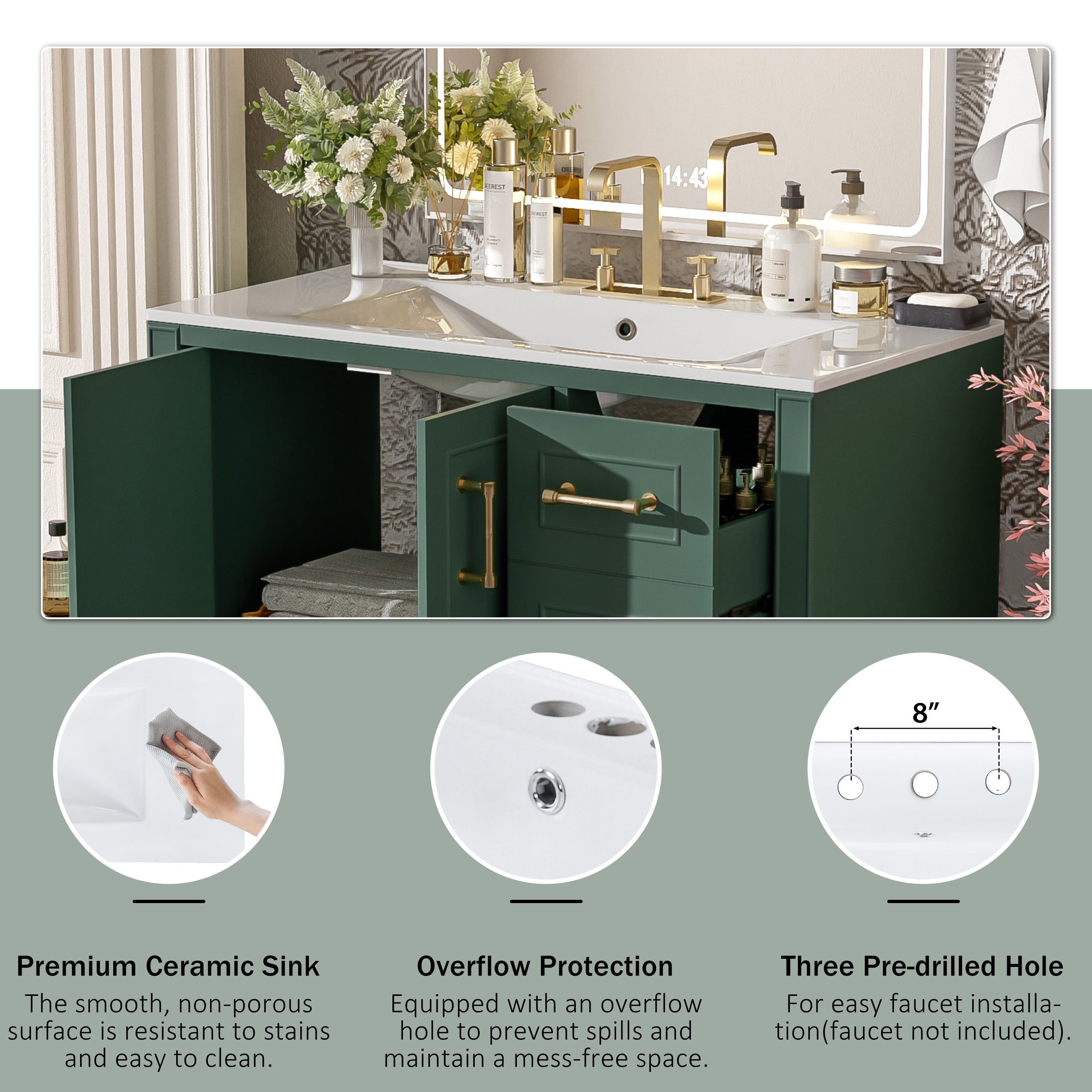 GDFStudio 343673 Bath-Vanity-Combo - View #5