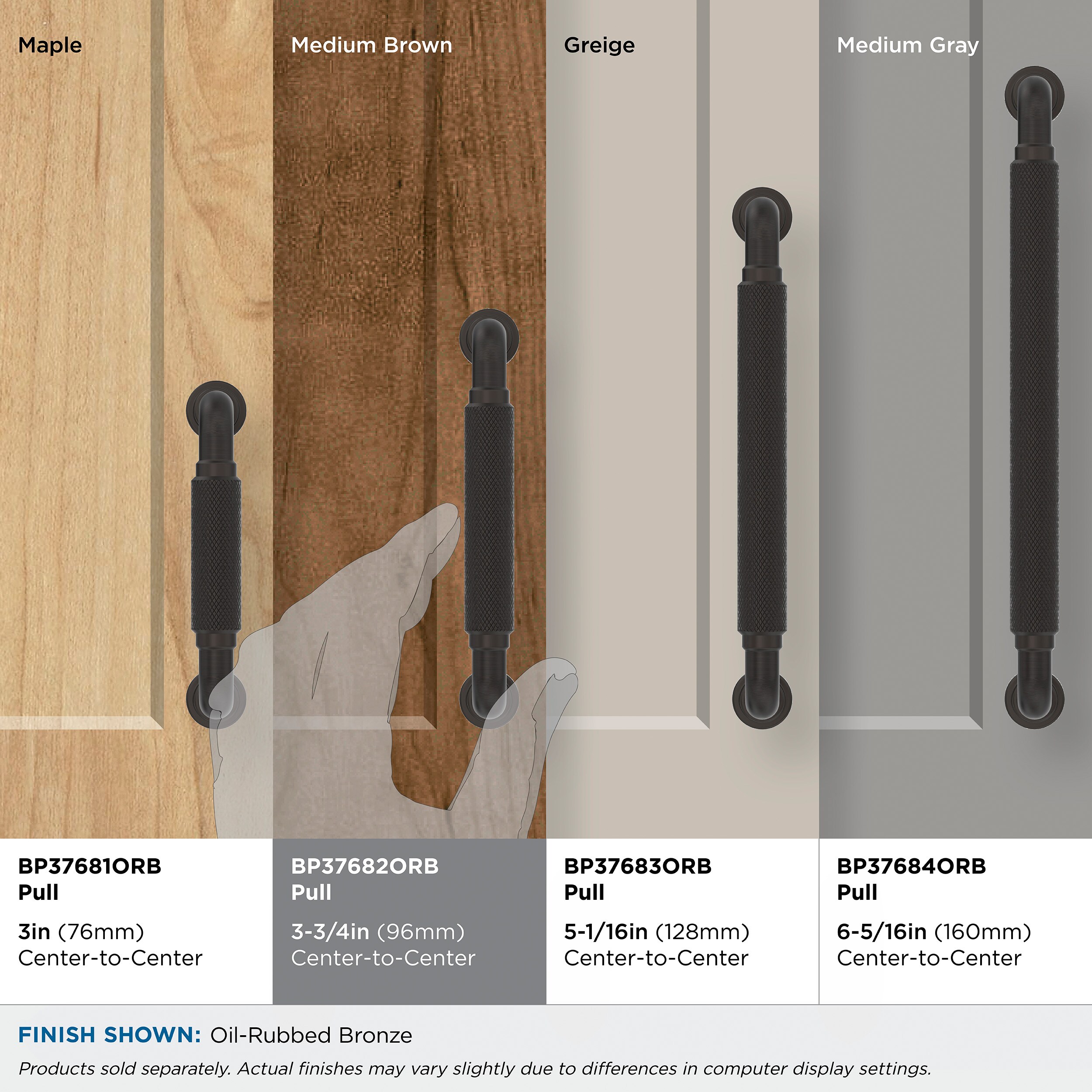Amerock BP37682ORB Cabinet-Pulls - View #7