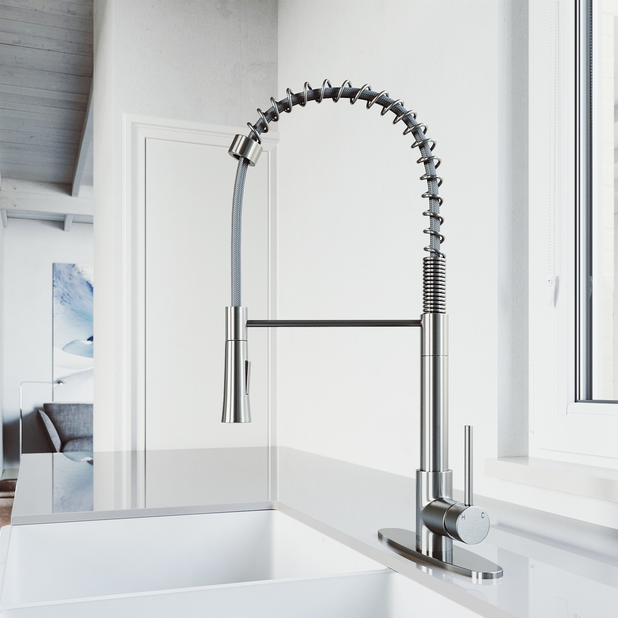 VIGO VG02032STK1 Kitchen-Faucets - View #2