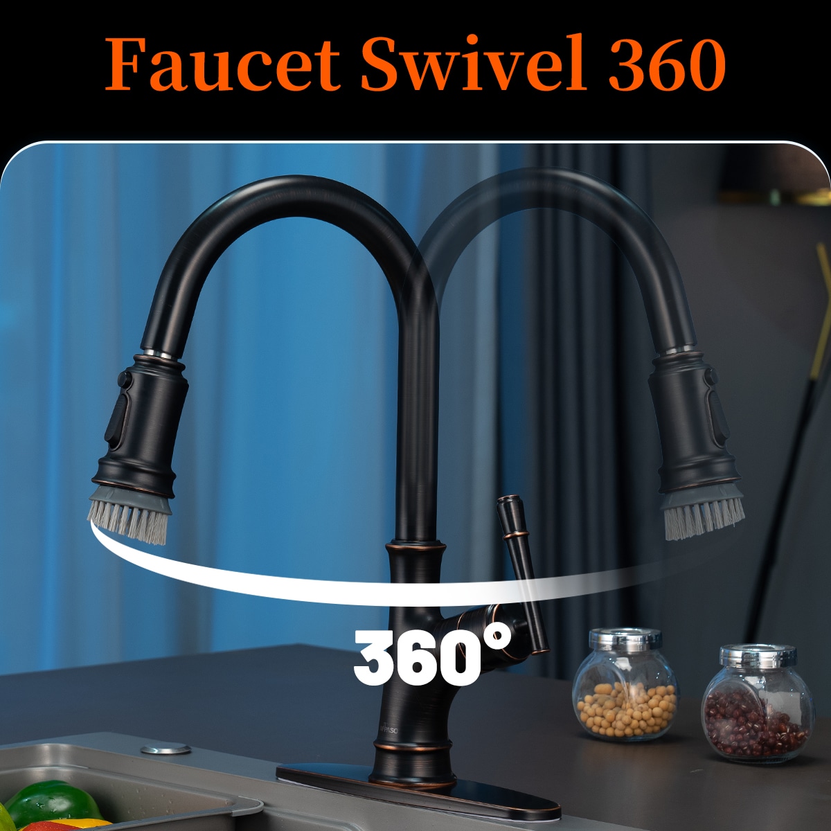 APPASO APS1315-ORB Kitchen-Faucets - View #3