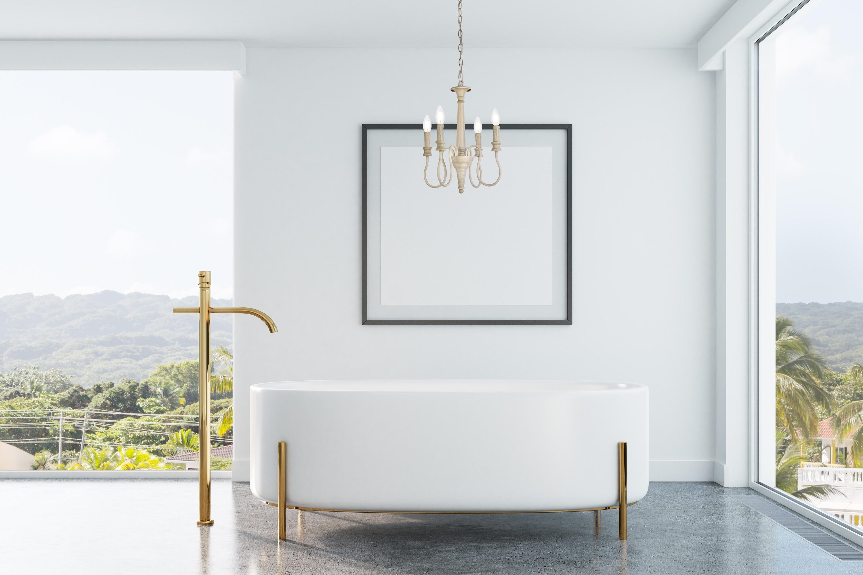 Elegant Decor HFDL21126D14WD Pendant-Lights - View #2