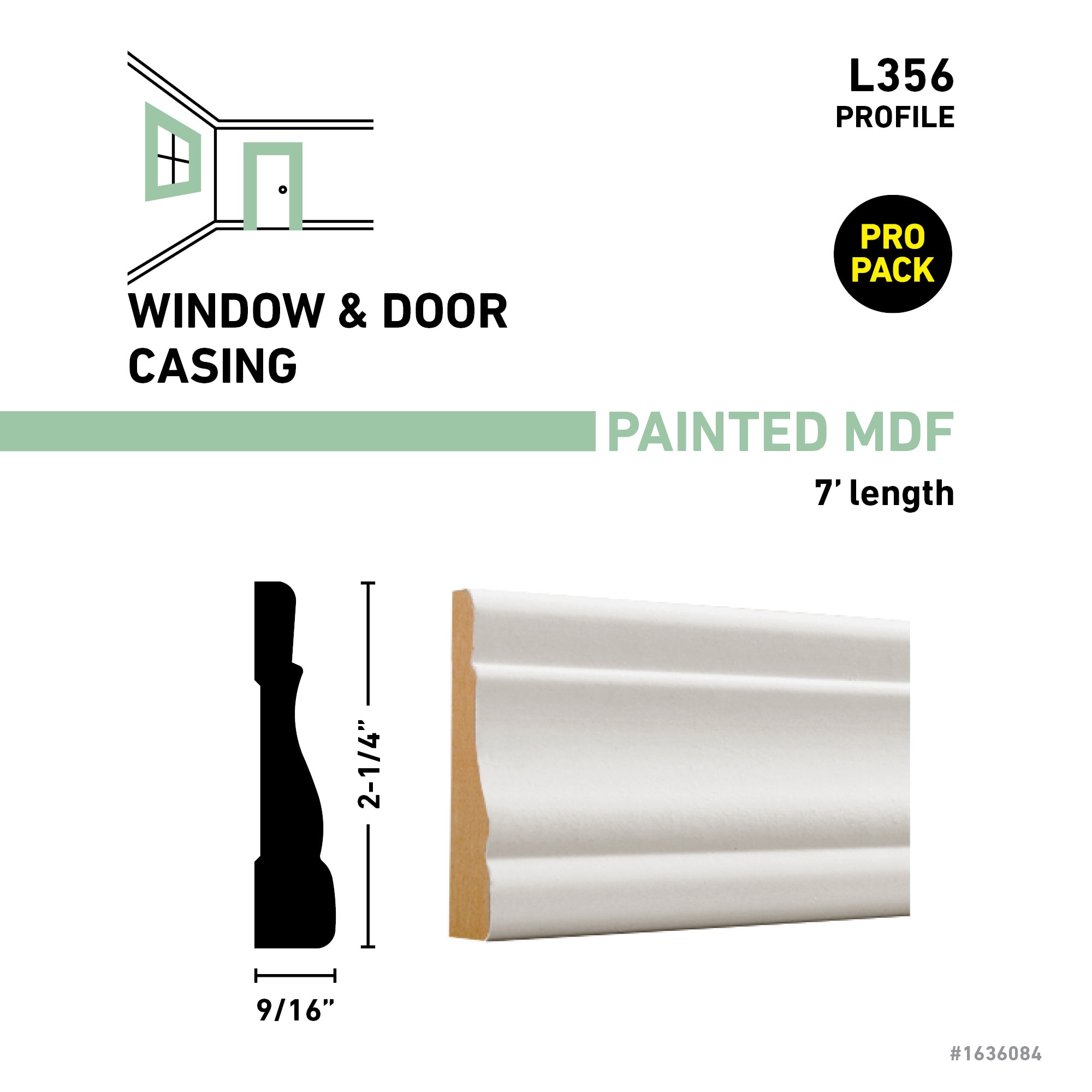 allen + roth CL35670FBDWH Window-Door-Casings - View #3