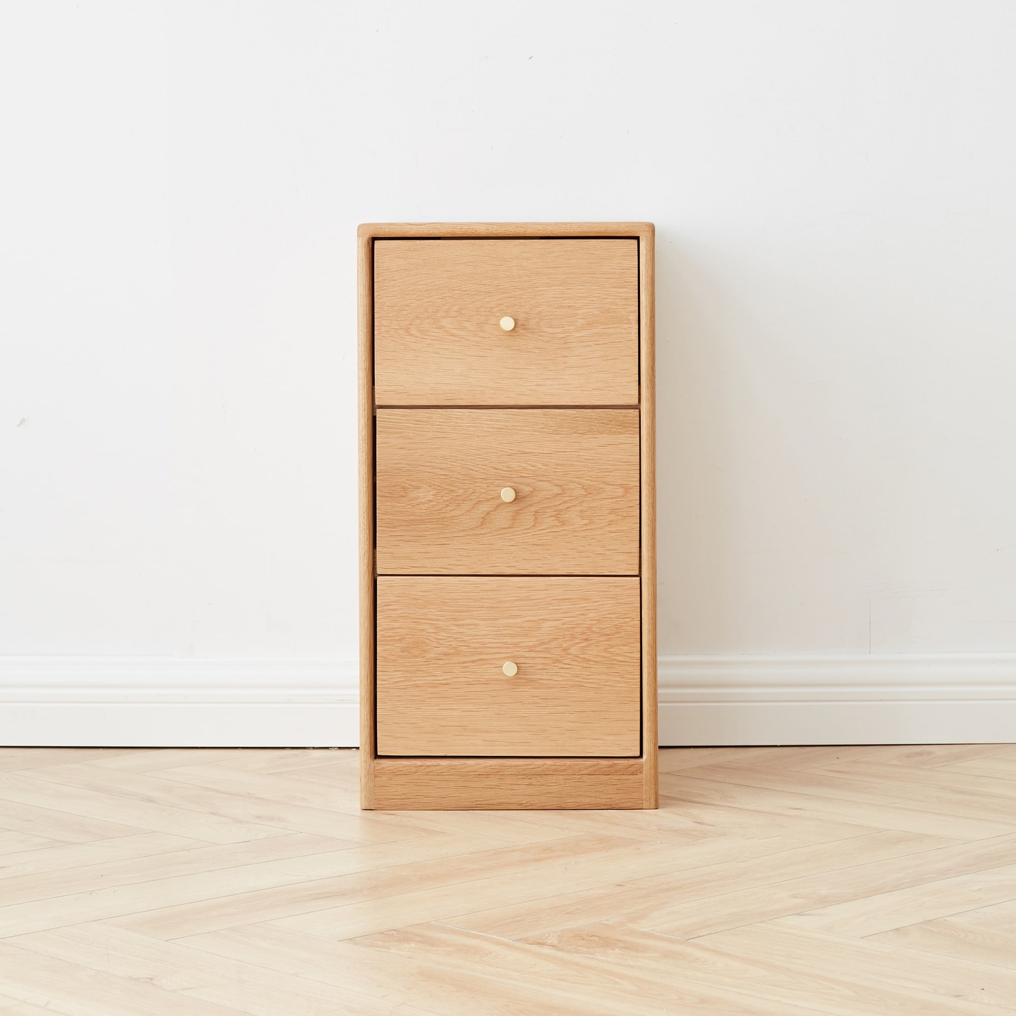 Horizons Prime - 12 inch x 15 inch x 23 inch Oak Solid Wood Chest of Drawers with 3 to 4 Drawers ...