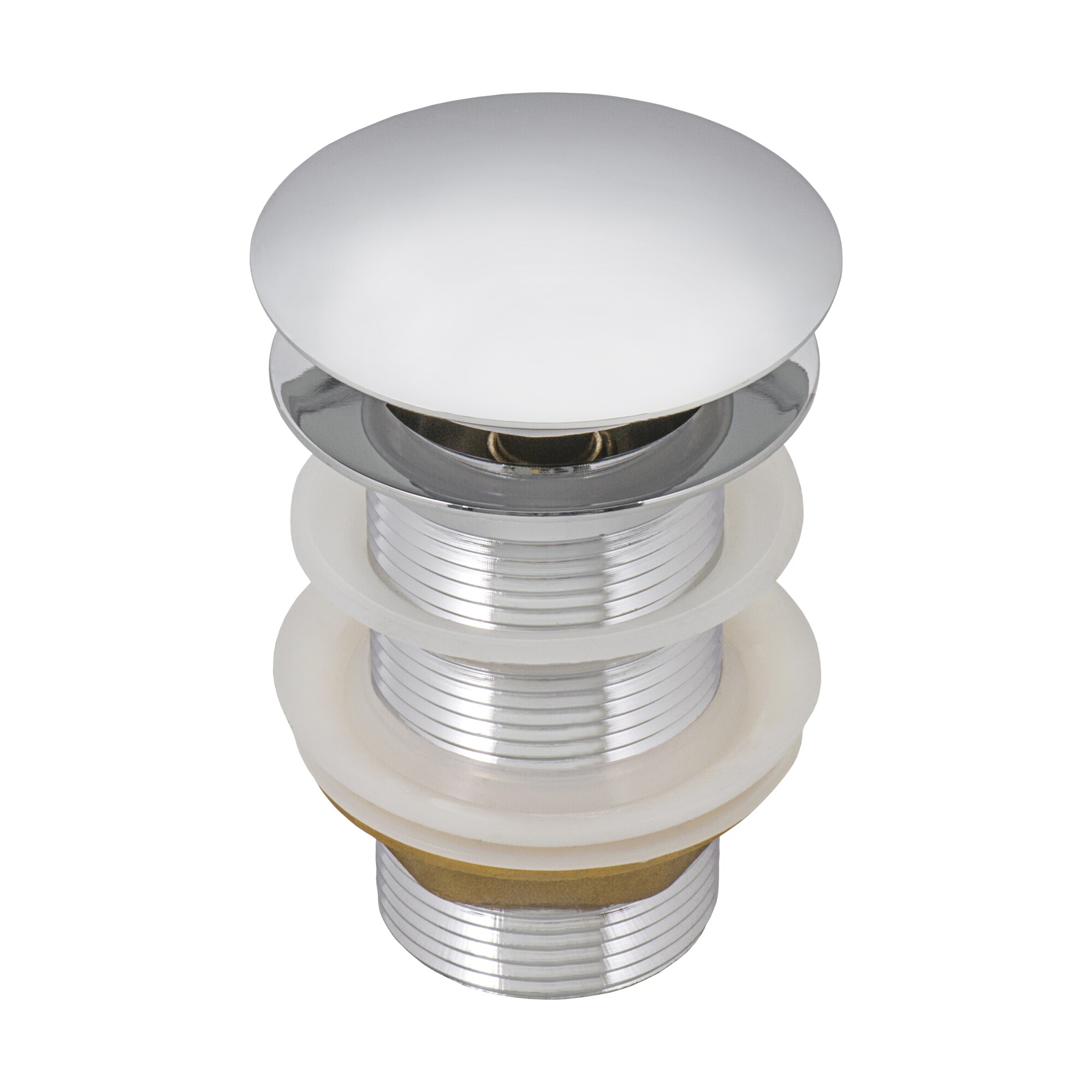 Ruvati RVA5102CH Chrome Bathroom Sink pop up drain