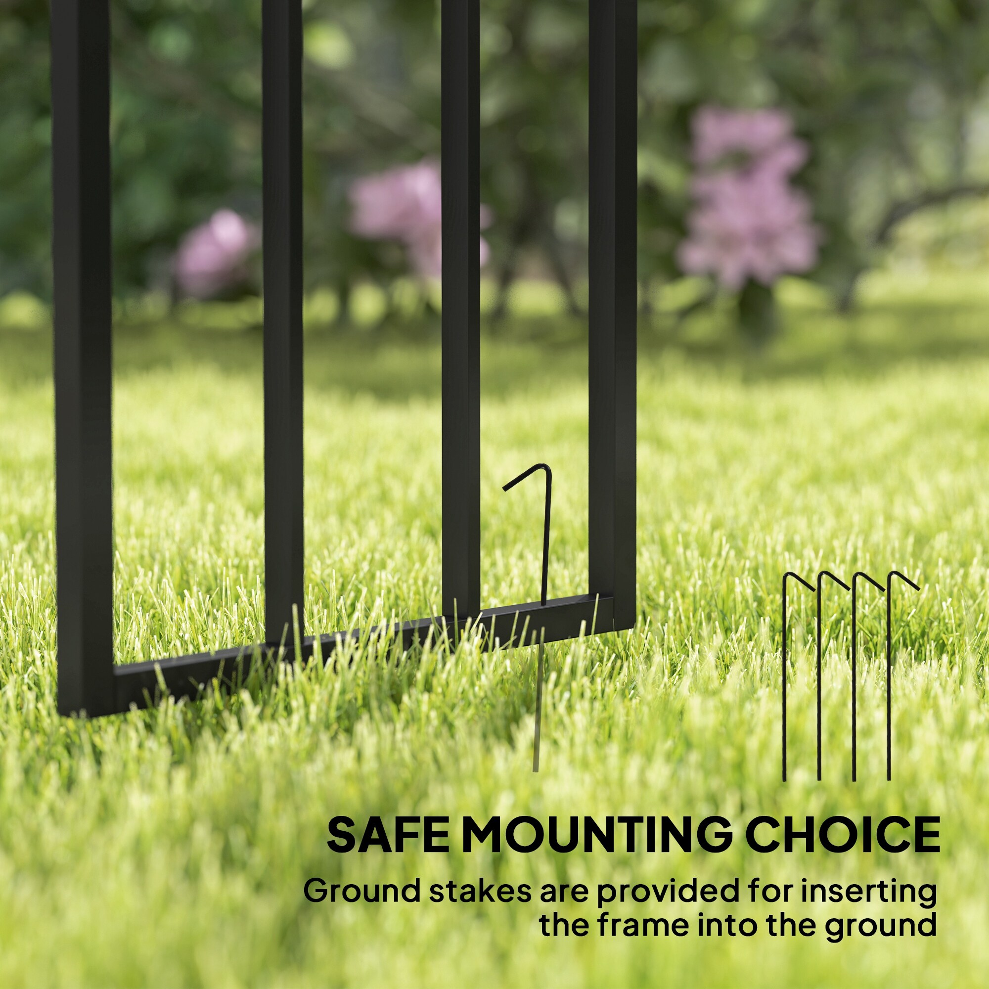 Outsunny 84J-047V00BK Garden-Utility-Fencing - View #5