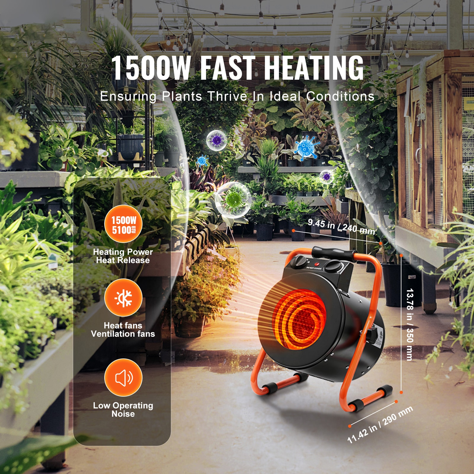 VEVOR SCWSJRQDRGDD04890V1 Greenhouse-Vent-Openers - View #2