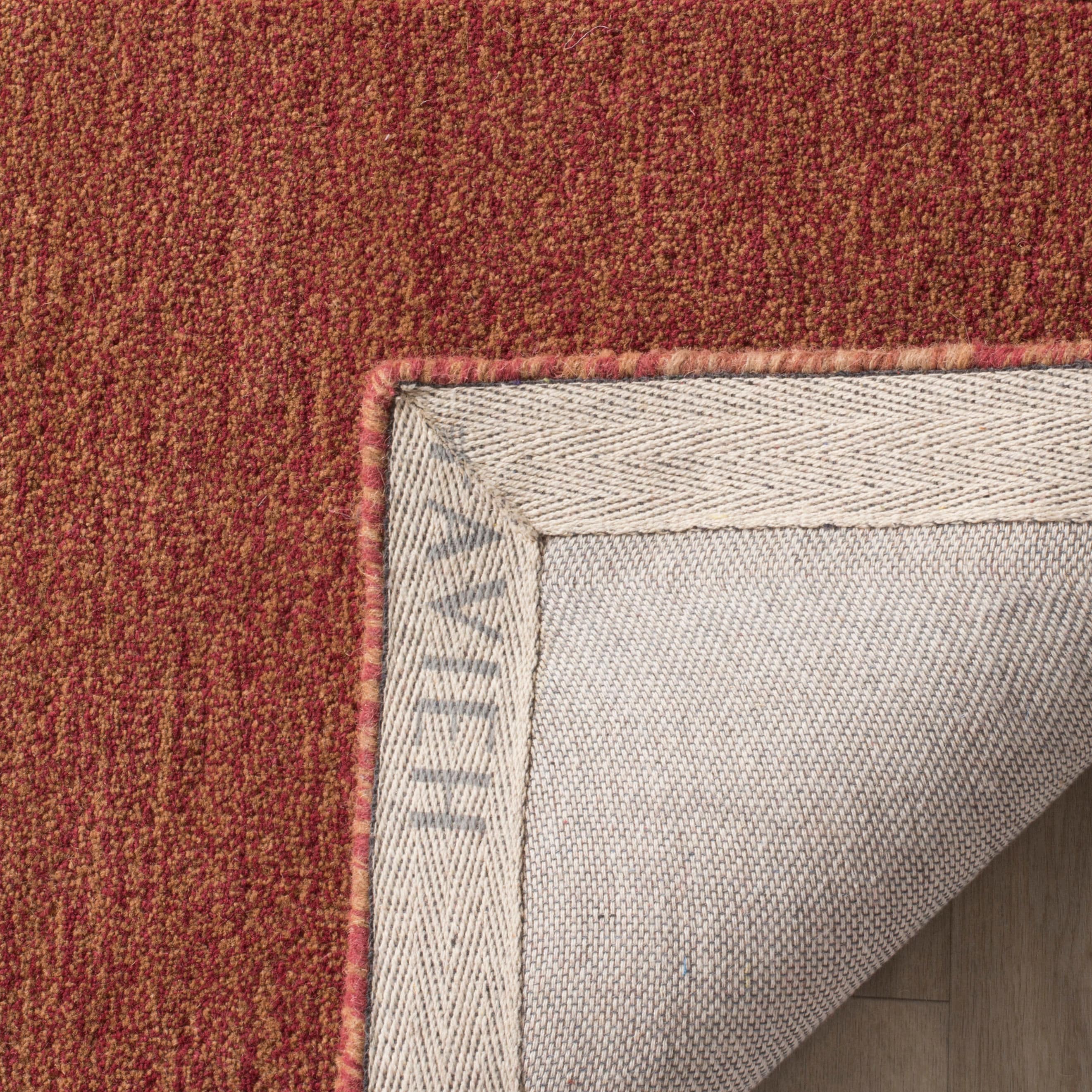 Rodeo Drive Red Wool Handmade Tufted Area Rug 2' x 3'
