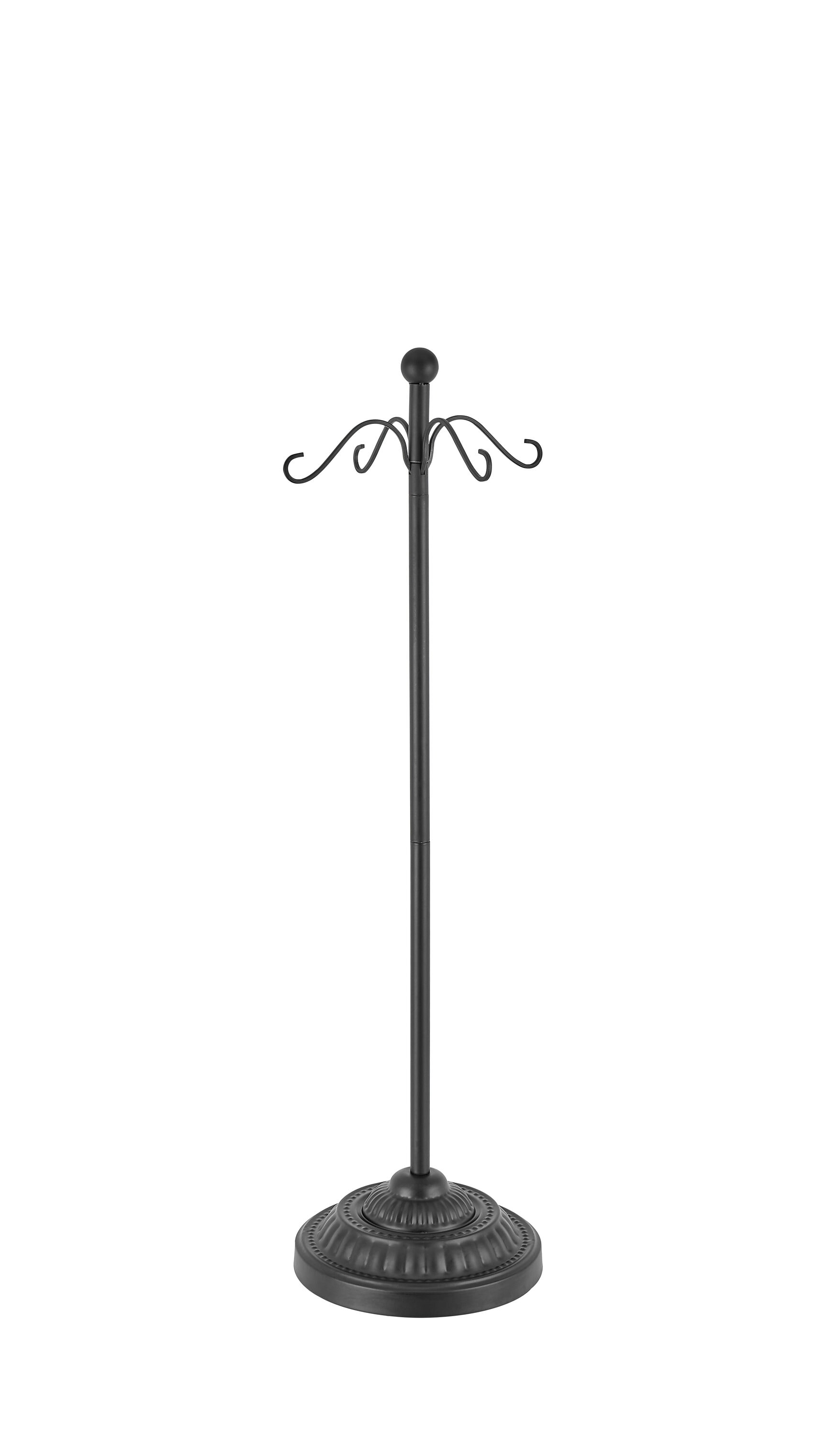 Adjustable Black Metal Christmas Stocking Tree Stand