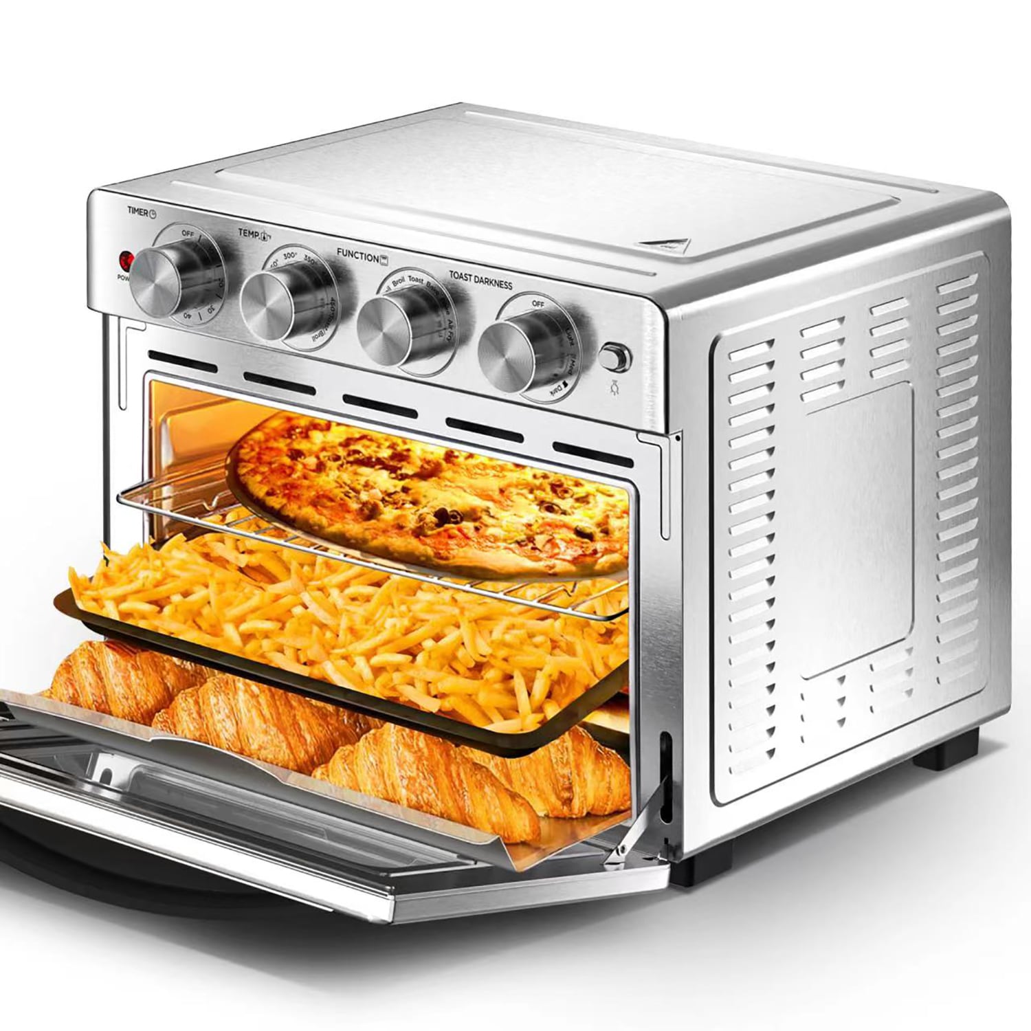 Cuisinart Convection Toaster Oven Airfryer Combo, 6-in-1 1800 Watts, XL  Capacity Convection Oven with 60-Minute Timer/Auto-Off for Toast, Bake or