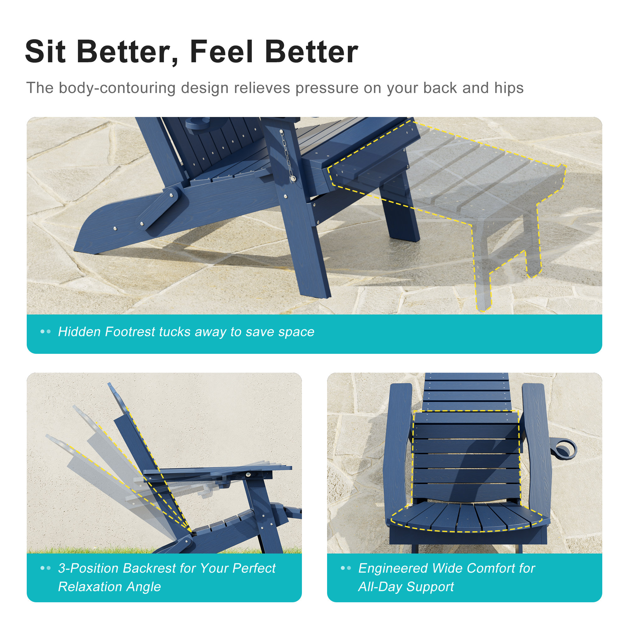 Livewood L-S-AR-31NY-2 Patio-Chairs - View #3