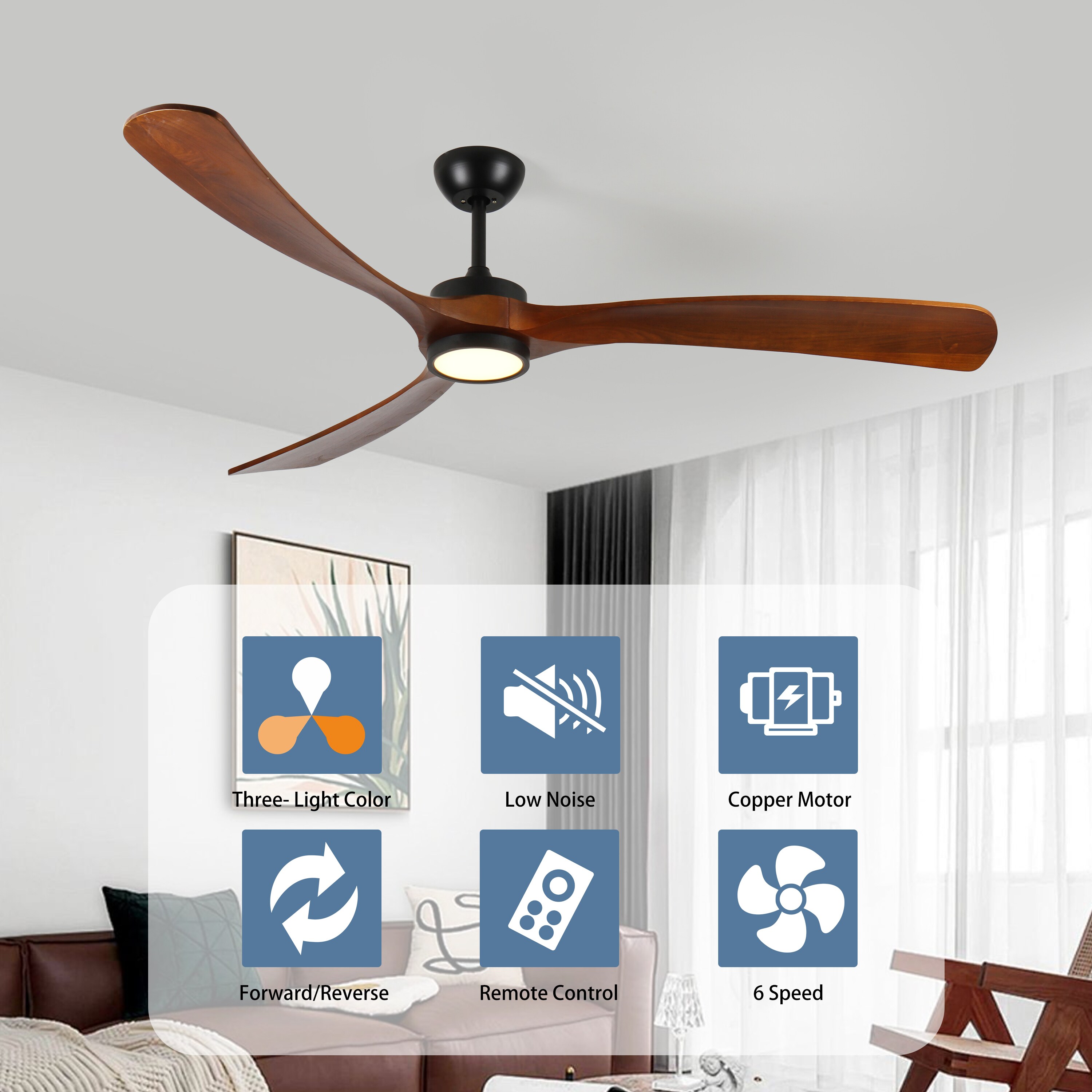 Duclsaty ZYS025 Ceiling-Fans - View #4