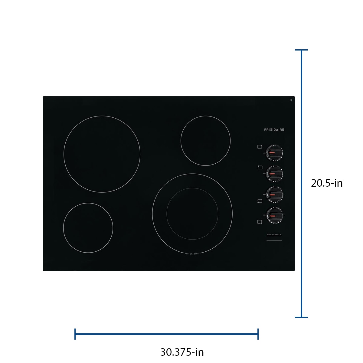 Frigidaire FFEC3025US-SS 30 4-Element Electric Cooktop
