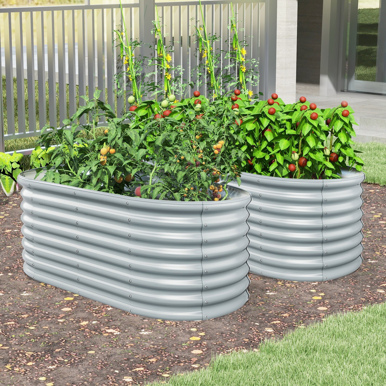 Ayelon OCMP8289GR Raised-Garden-Beds - View #8