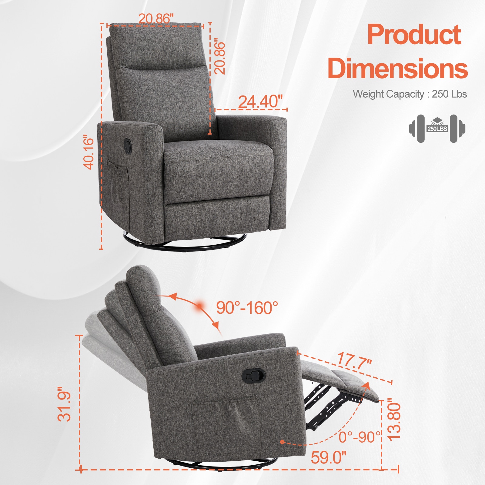 Flynama L-P164748 recliners - View #5