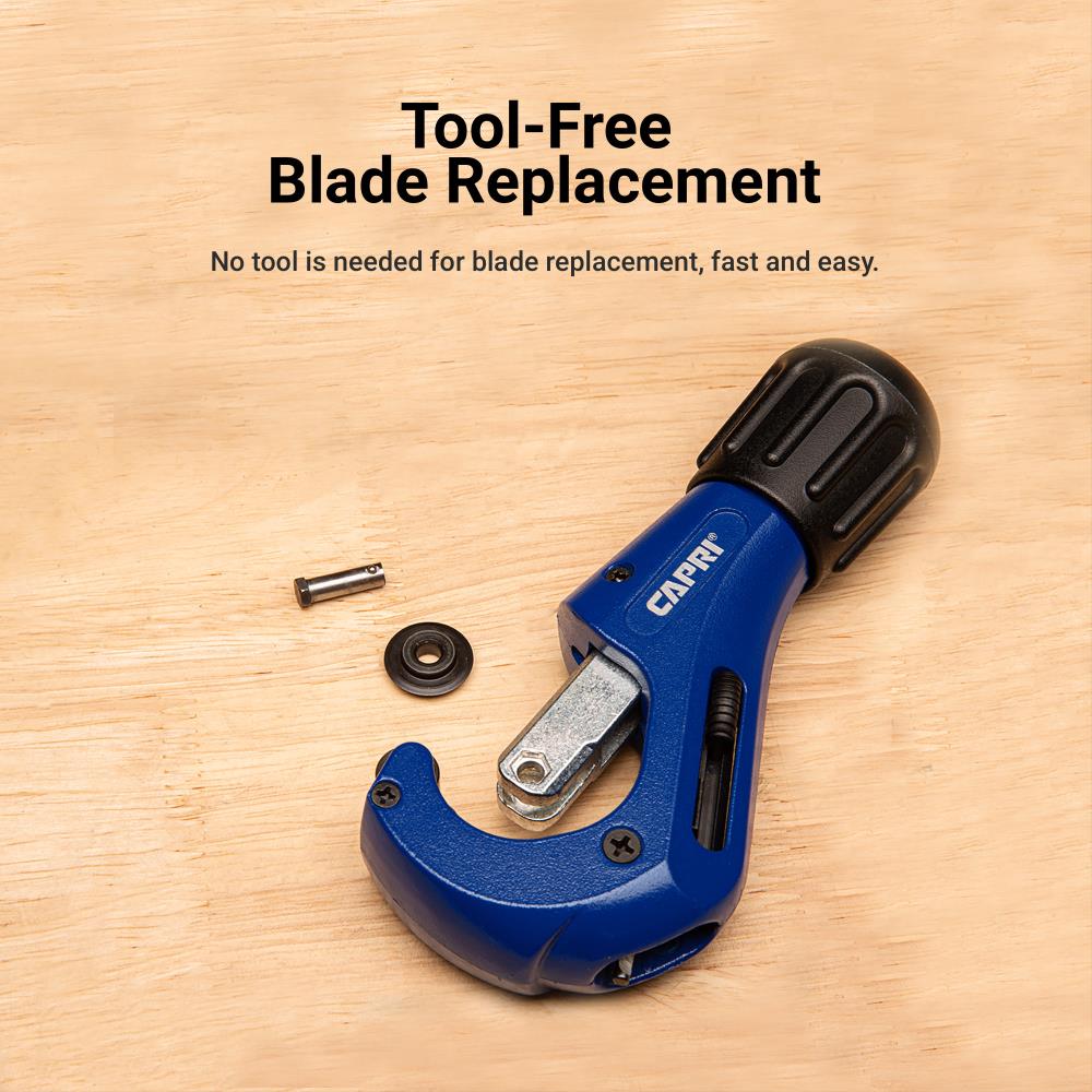 Capri Tools Blue Metal Telescopic Tube Cutter for Copper