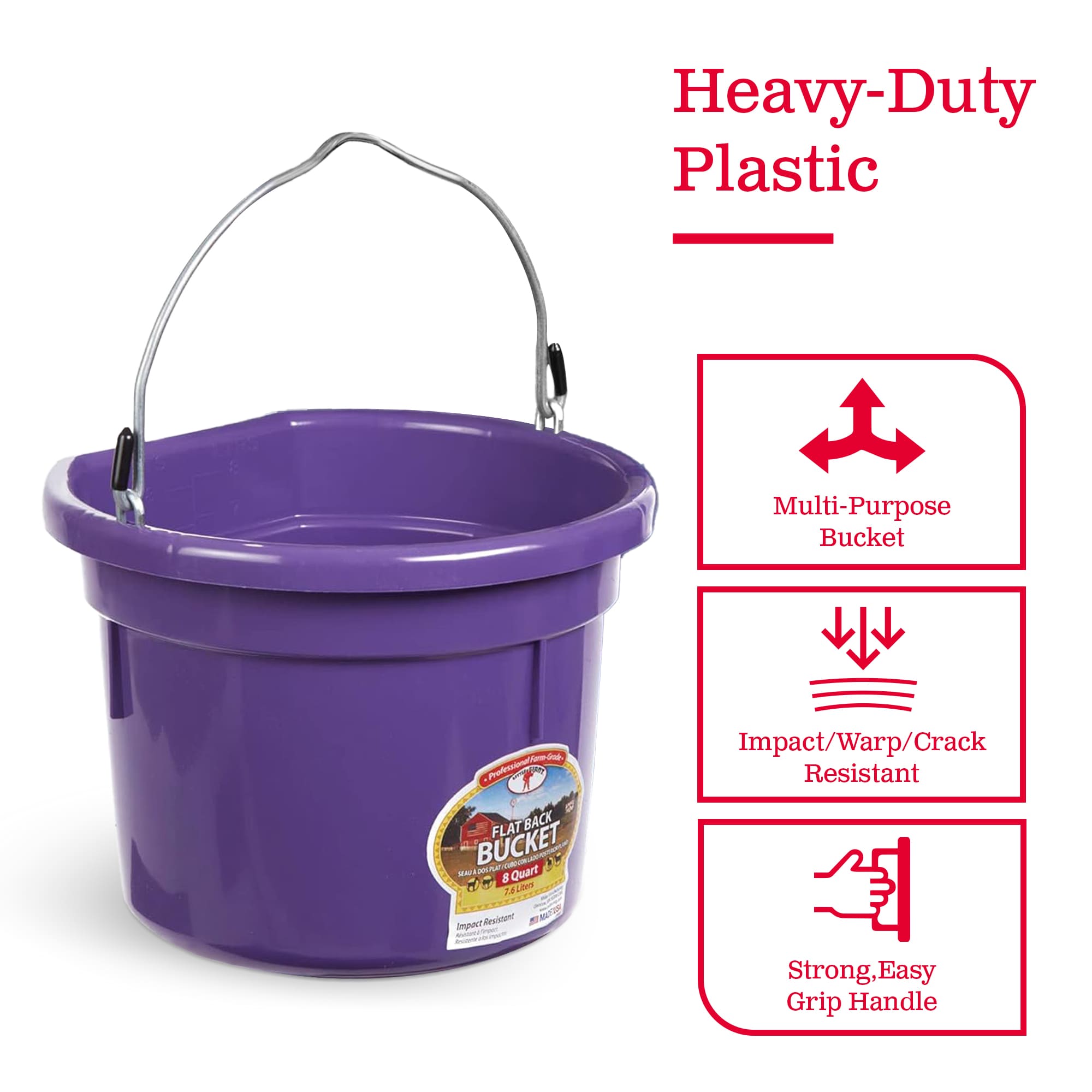 Little Giant 4 X P8FBPURPLE6 buckets - View #4