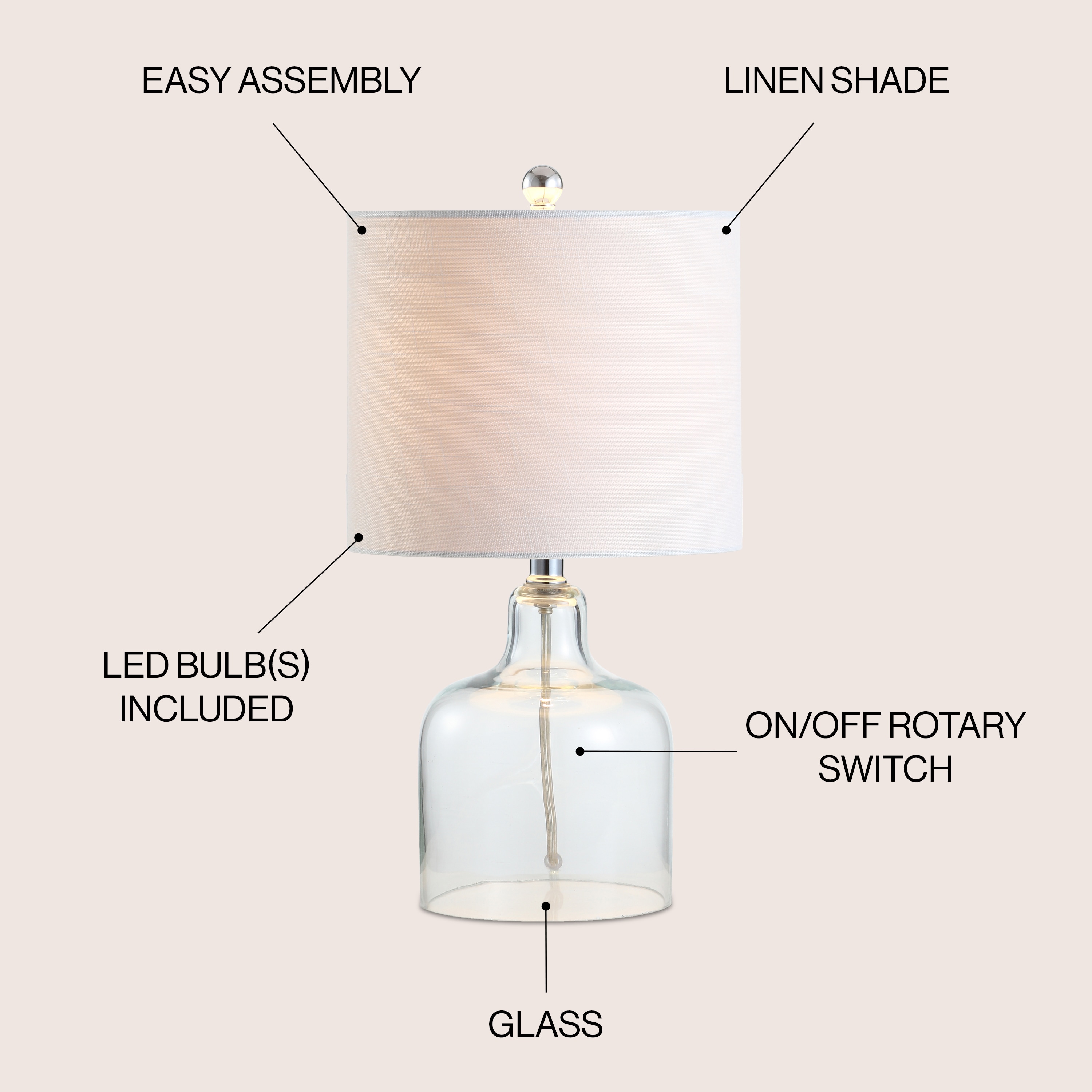 JONATHAN  Y JYL1036C Table-Lamps - View #3