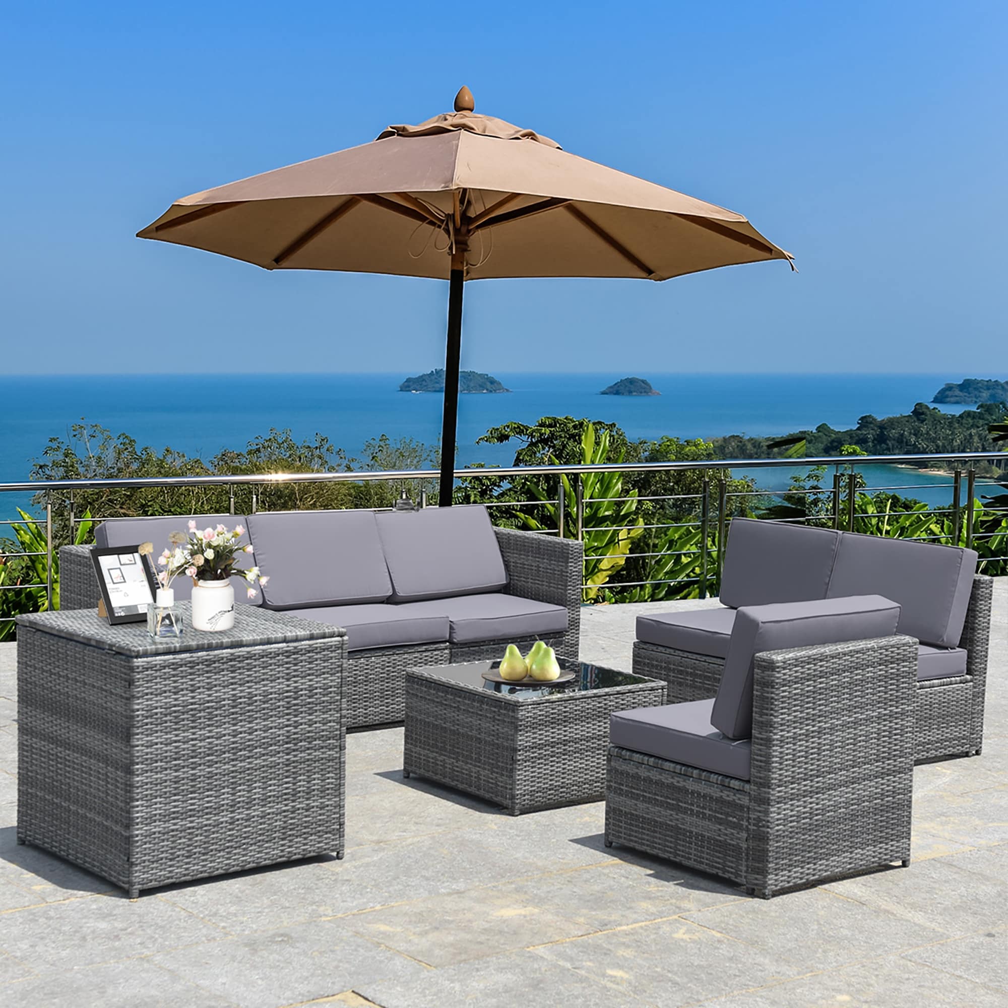 BABOOM BOM-BGR+-CO Patio-Conversation-Sets - View #2