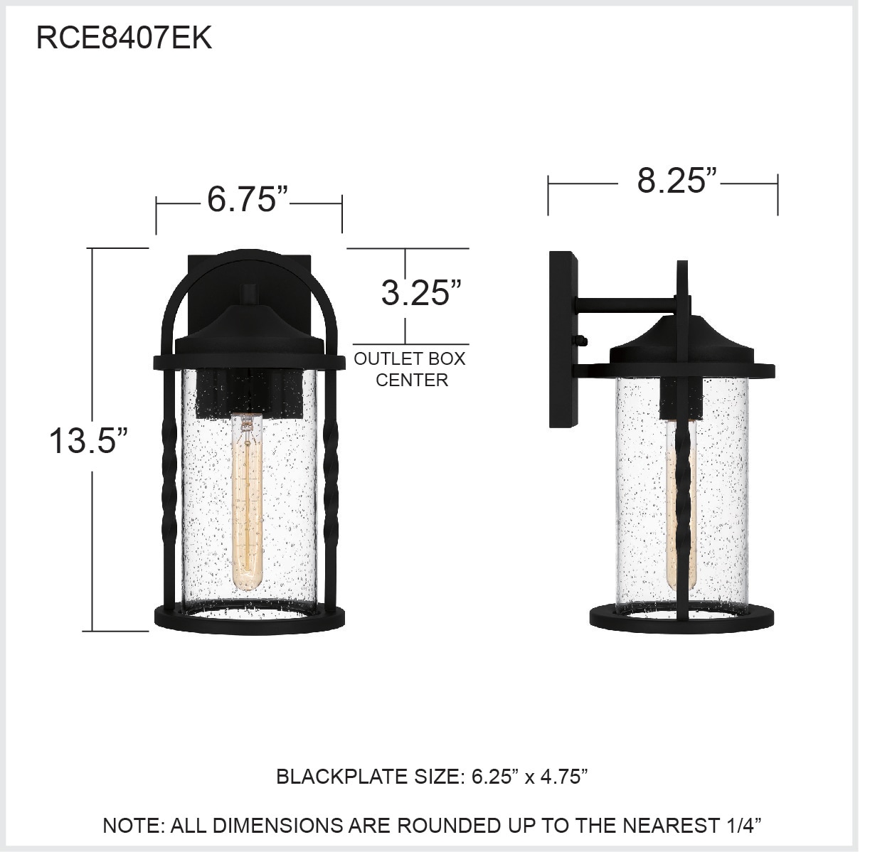 Quoizel RCE8407EK Outdoor-Wall-Lighting - View #5
